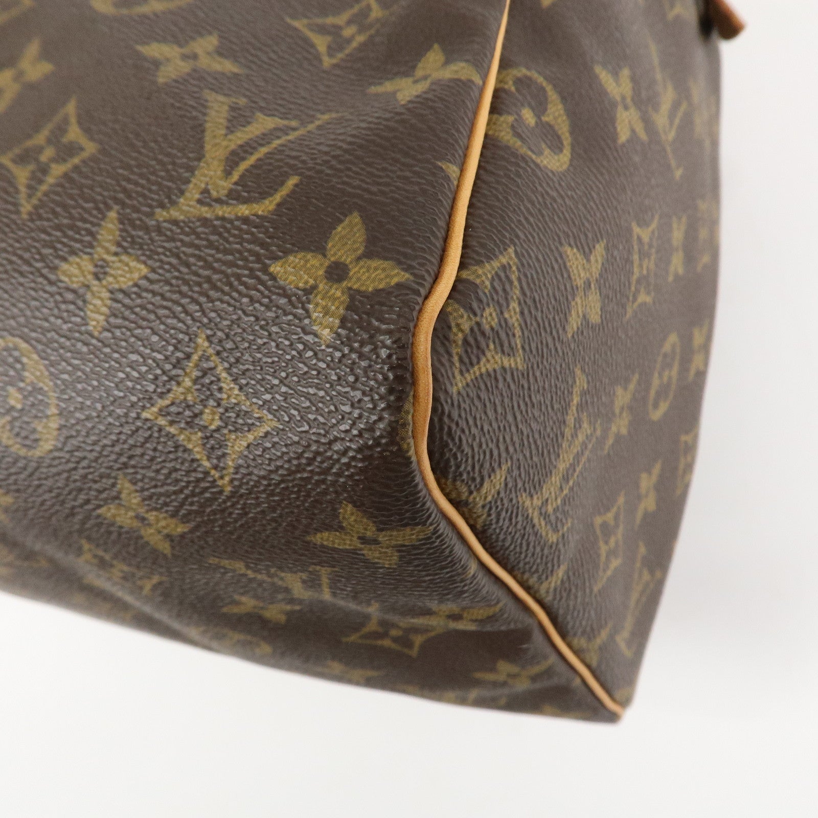 Louis Vuitton Monogram Canvas Speedy 30 Hand Bag Brown M41526