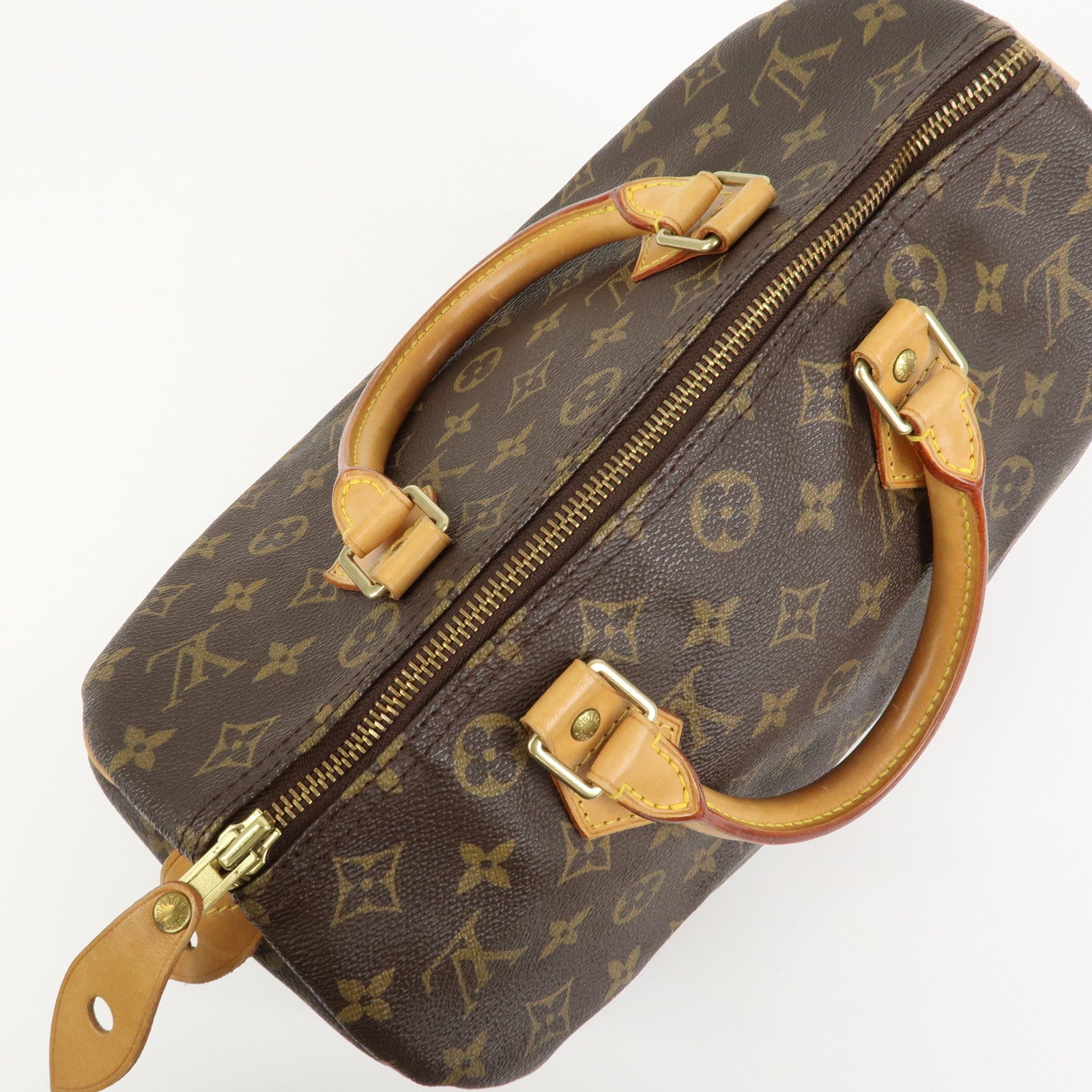 Louis Vuitton Monogram Speedy 30 Boston Bag Hand Bag Brown M41526