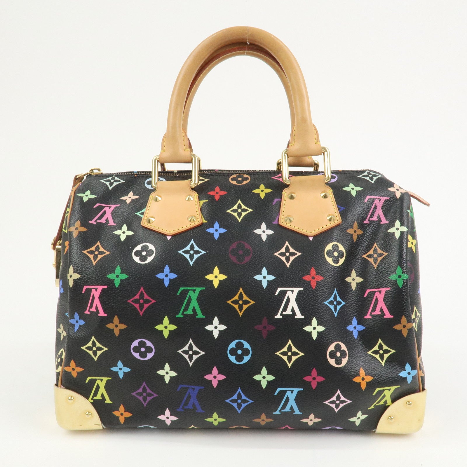 Louis Vuitton Monogram Multicolor Speedy 30 Hand Bag Noir M92642