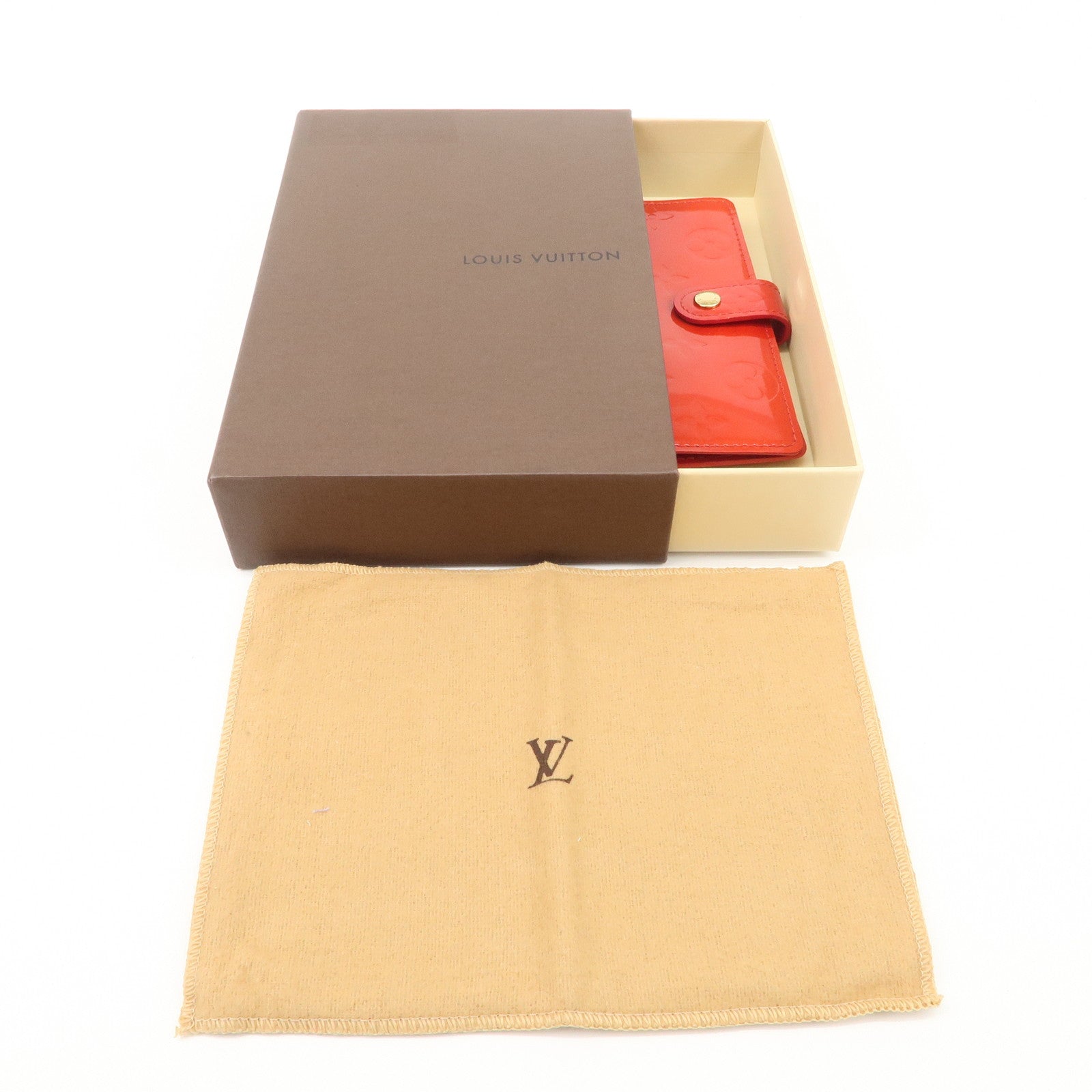 Louis Vuitton Monogram Vernis Agenda PM Pomme d'Amour R21016 Used