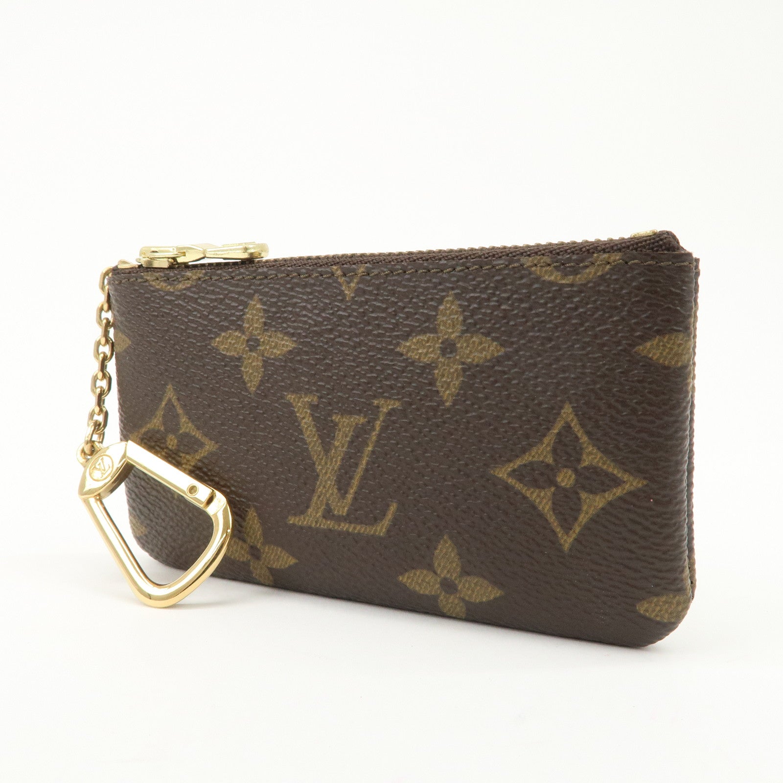 Louis Vuitton Monogram Pochette Cles Coin Case Key Case M62650
