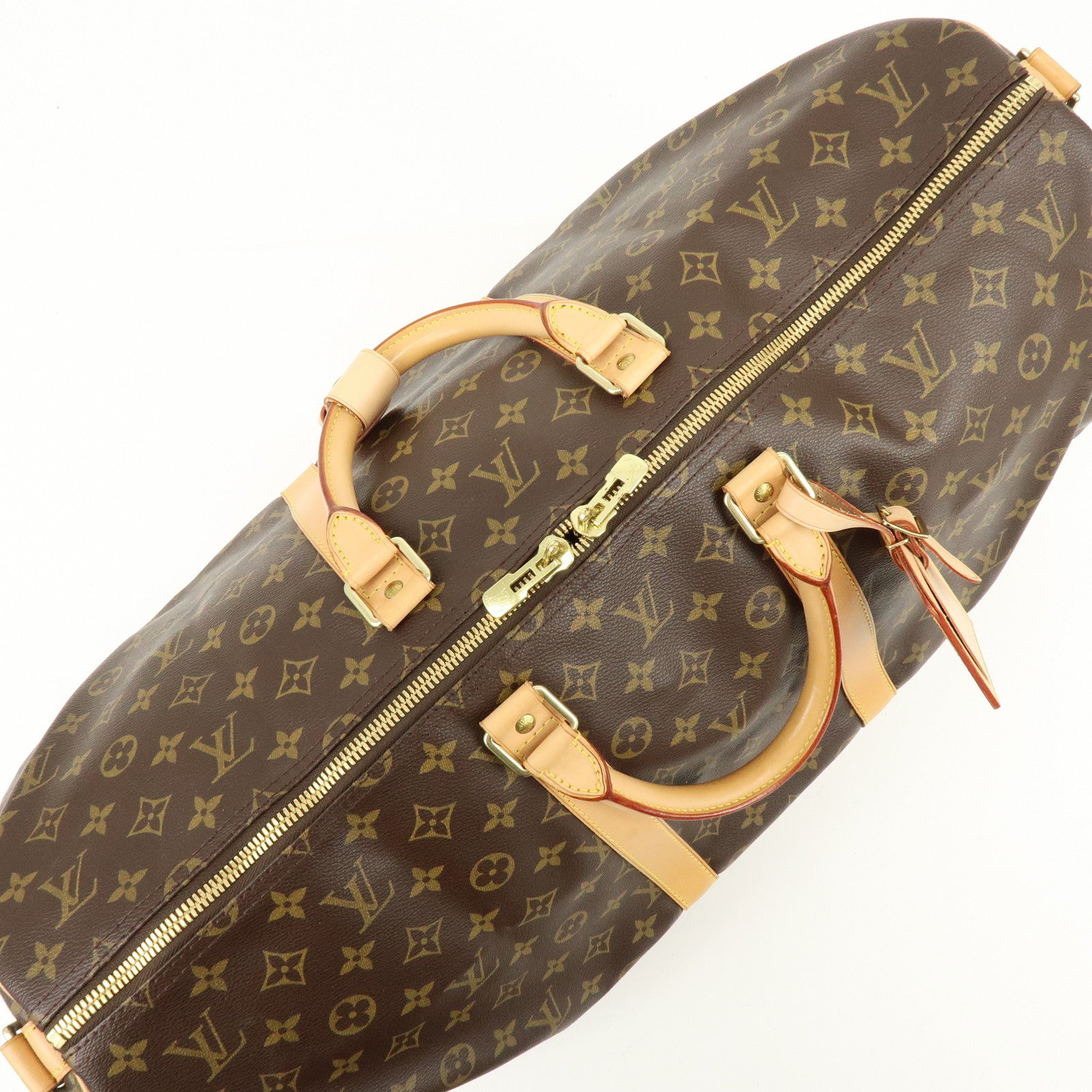 Louis Vuitton Monogram Keep All Bandouliere 55 Boston Bag M41414