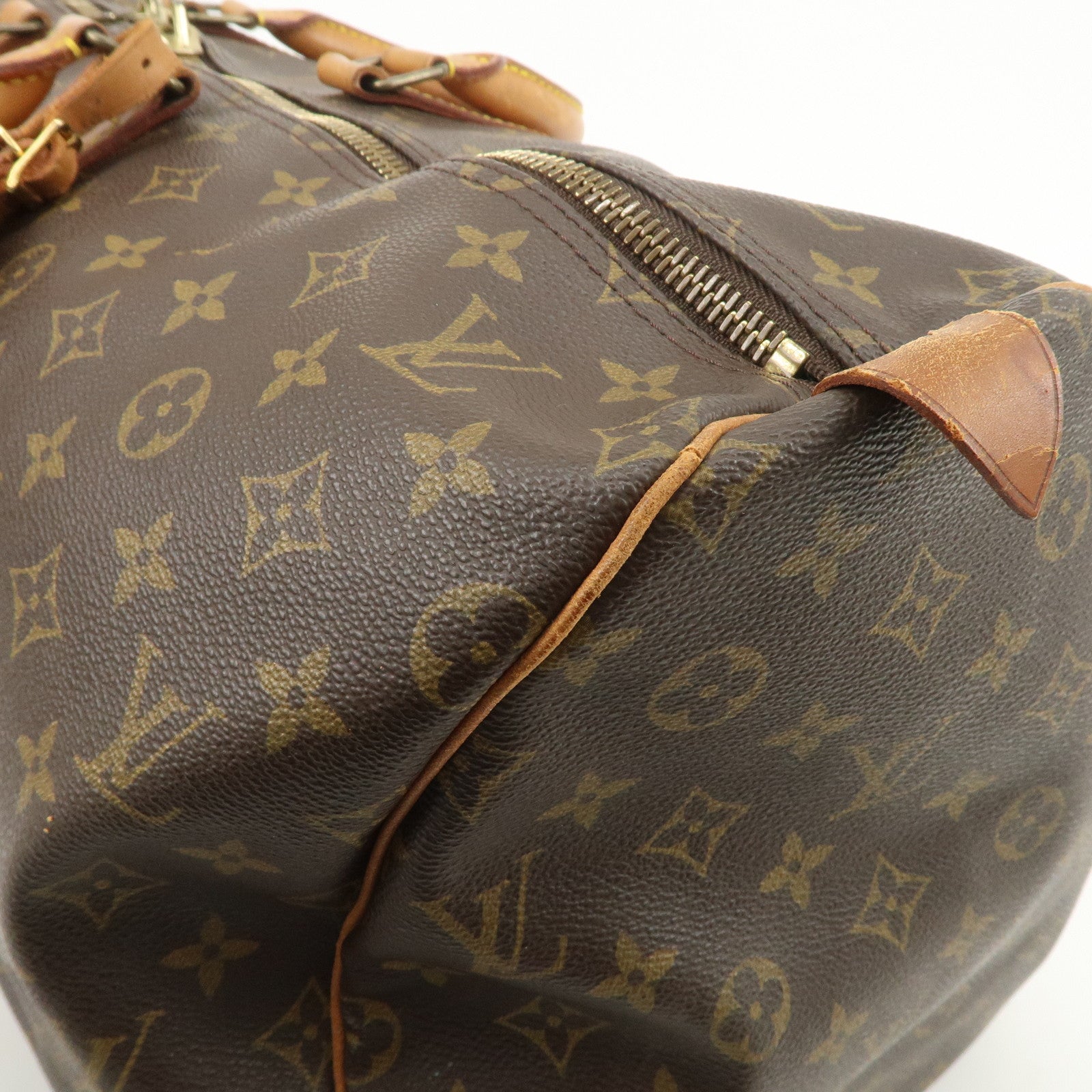 Louis Vuitton Monogram Keep All 55 Boston Bag Brown M41424