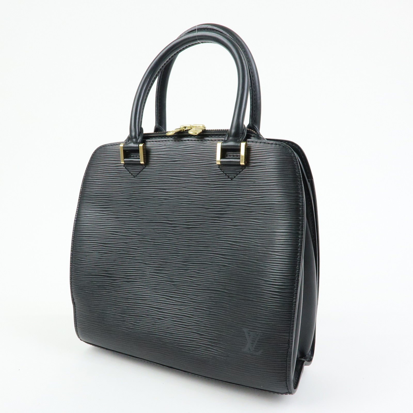 Louis Vuitton Epi Leather Pont Neuf Hand Bag Noir Black M52052