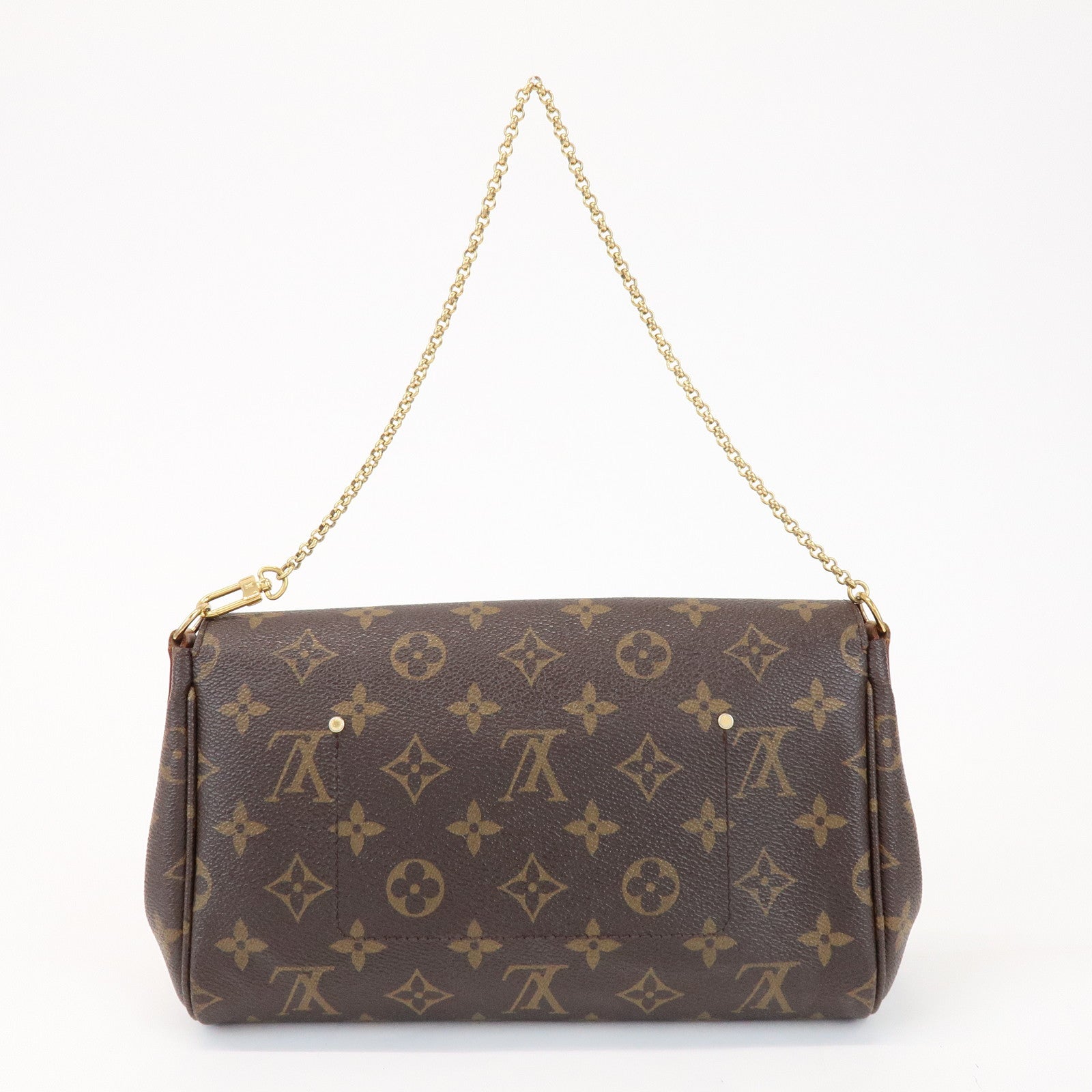 Louis Vuitton Monogram Favorite MM Shoulder Bag Brown M40718