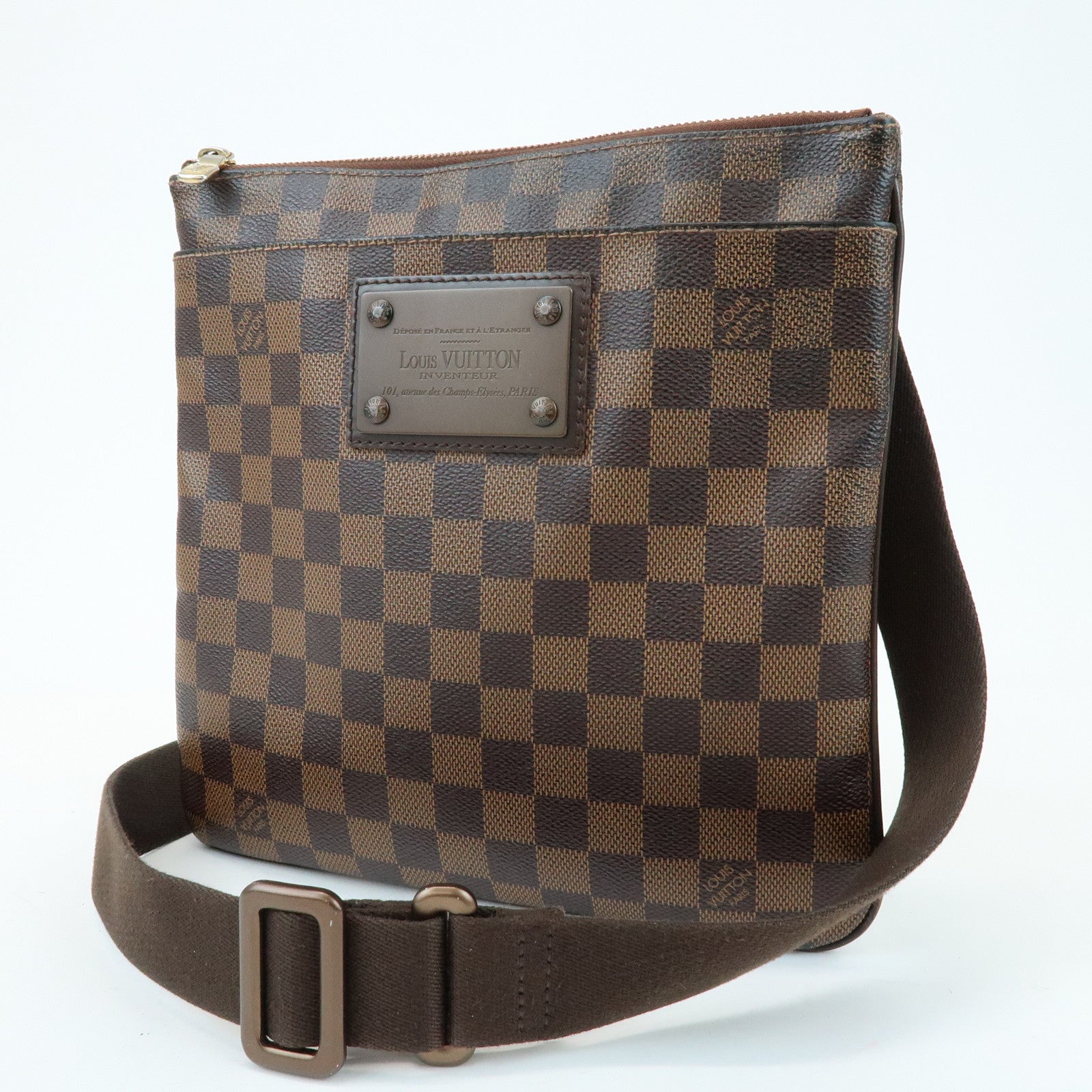 Louis Vuitton Damier Pochette Pratt Brooklyn Shoulder Bag N41100