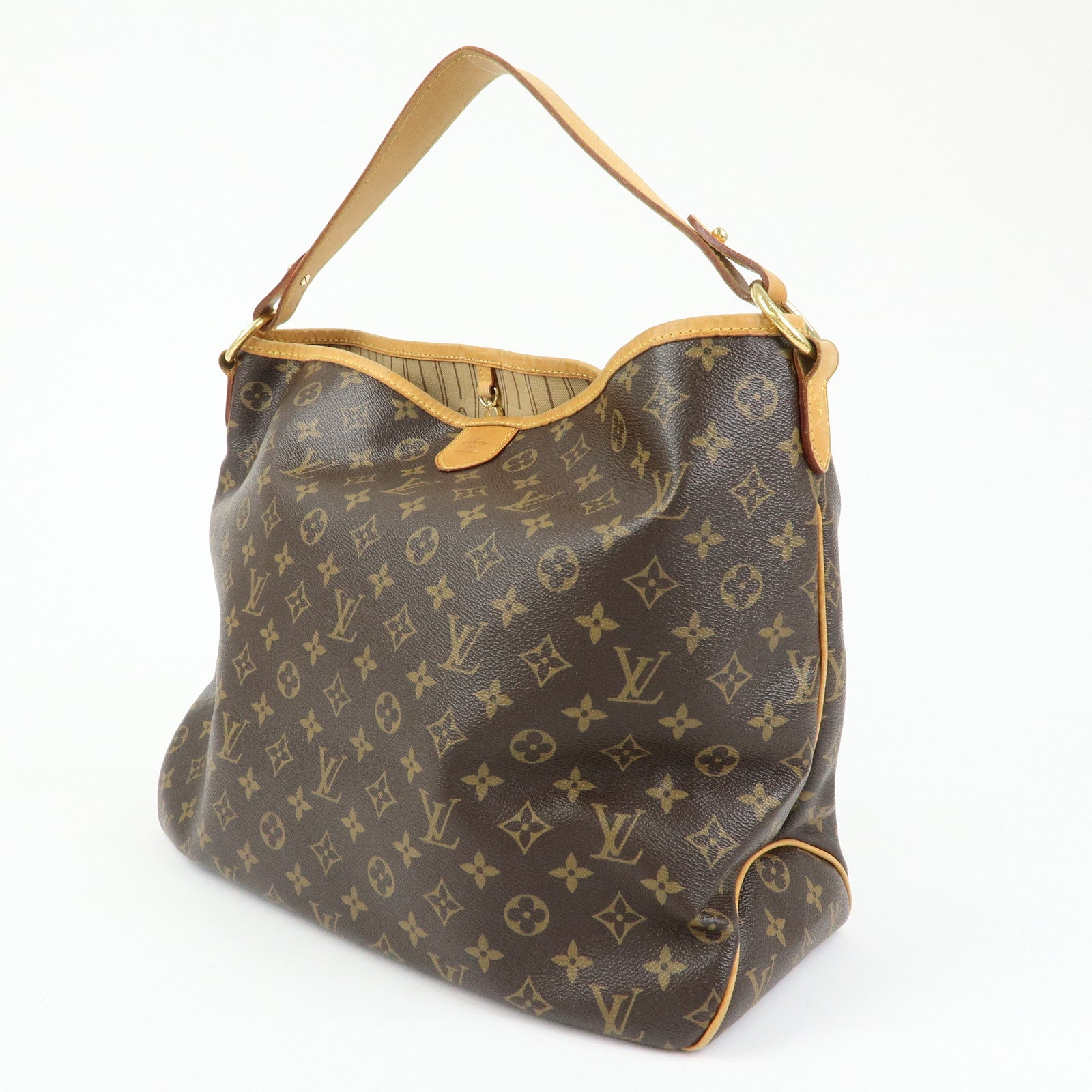 Louis Vuitton Monogram Delightful MM Shoulder Bag Brown M50156