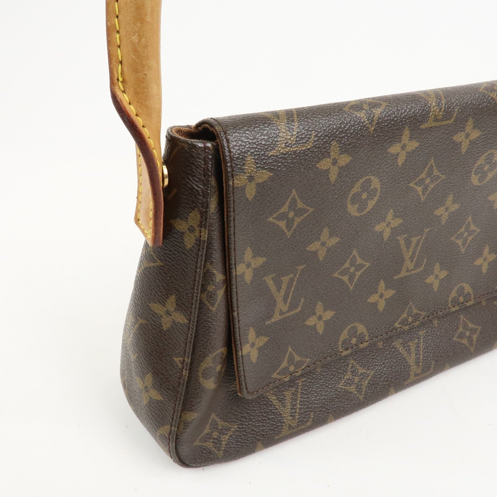 Louis Vuitton Monogram Mini Looping Shoulder Bag Brown M51147