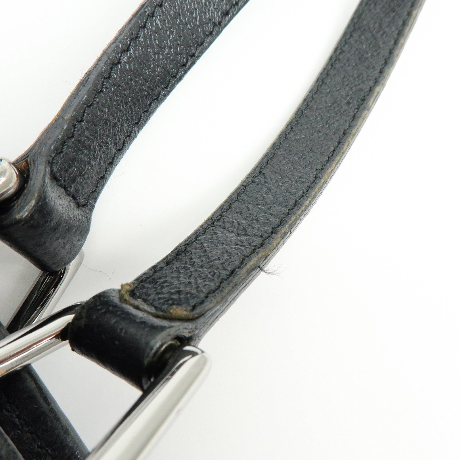 GUCCI GG Canvas Leather Tote Bag Shoulder Bag Black 120836