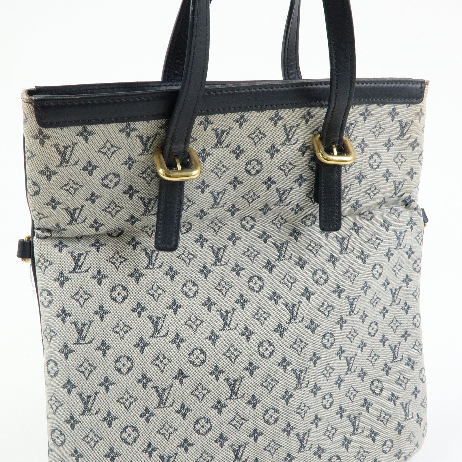 Louis Vuitton Monogram Mini Francoise Shoulder Bag Blue M92208
