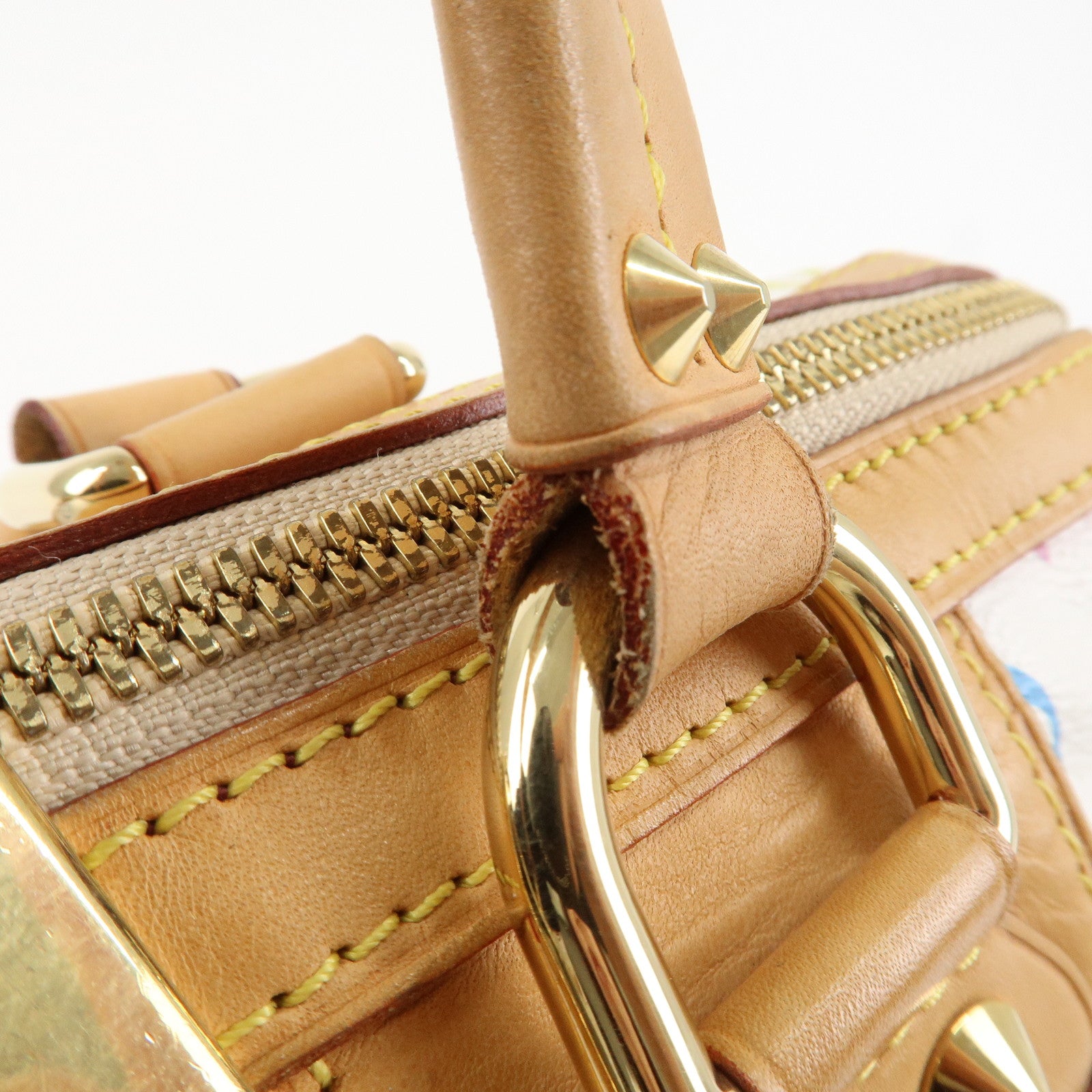 Louis Vuitton Monogram Multicolor Courtney MM 2Way Bag Blanc M45641 Used