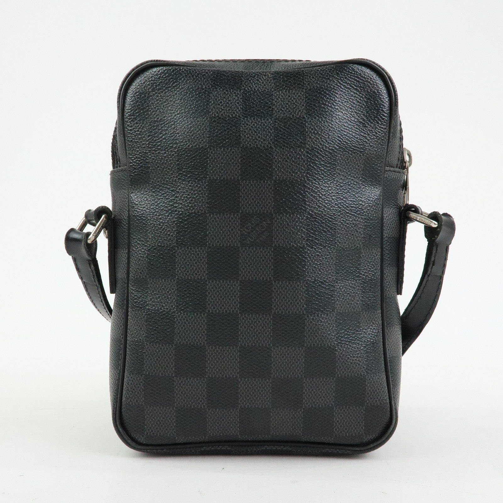 Louis Vuitton Damier Graphite Rem Shoulder Bag Black N41446