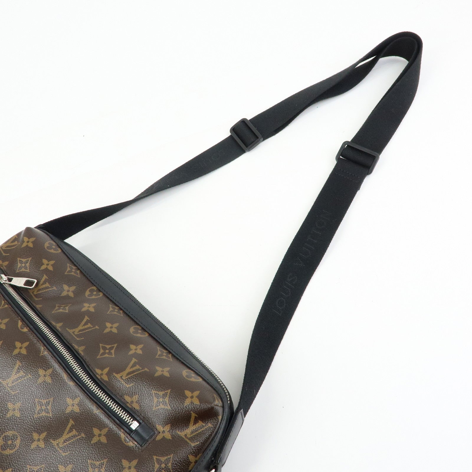 Louis Vuitton Monogram Macassar Torres Shoulder Bag Brown M40387