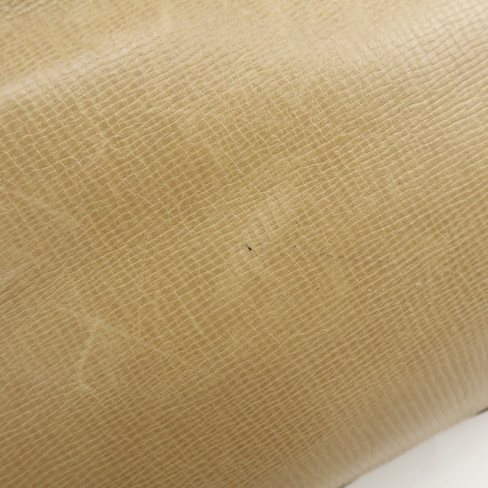 GUCCI Leather Wood Hand Bag Shoulder Bag Beige 106237