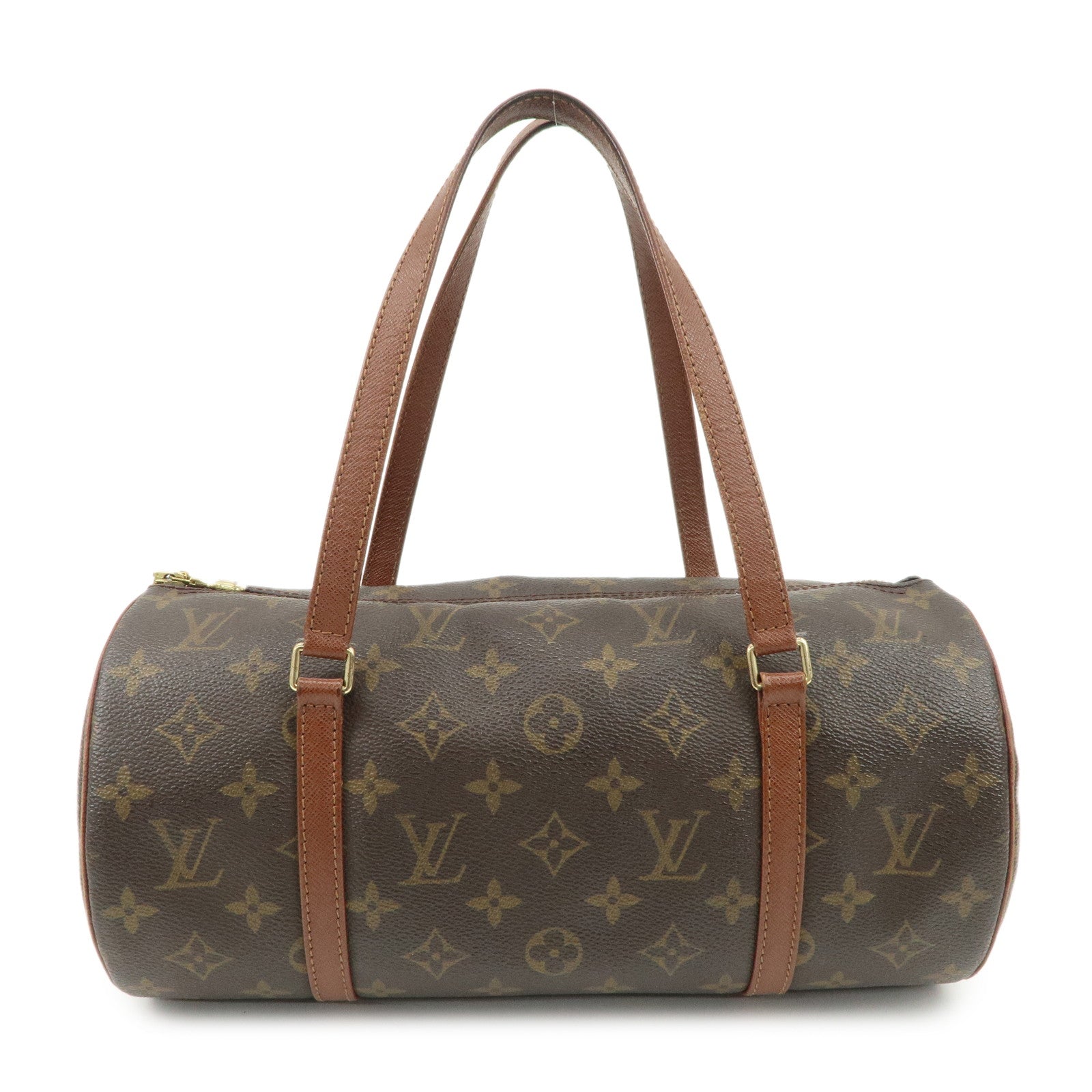 Louis Vuitton Monogram Papillon 30 Old Style Hand Bag Brown M51365