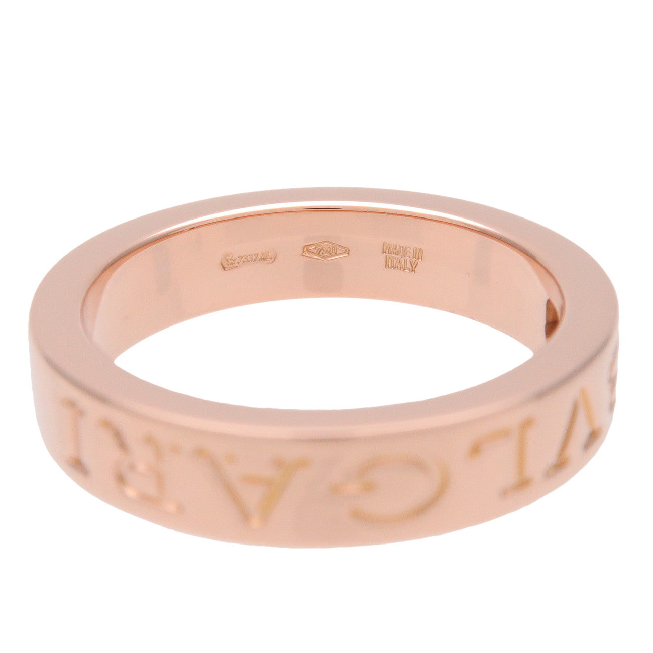 BVLGARI BVLGARI Double Logo 1P Diamond Ring 750PG US4.5-5 AN854185