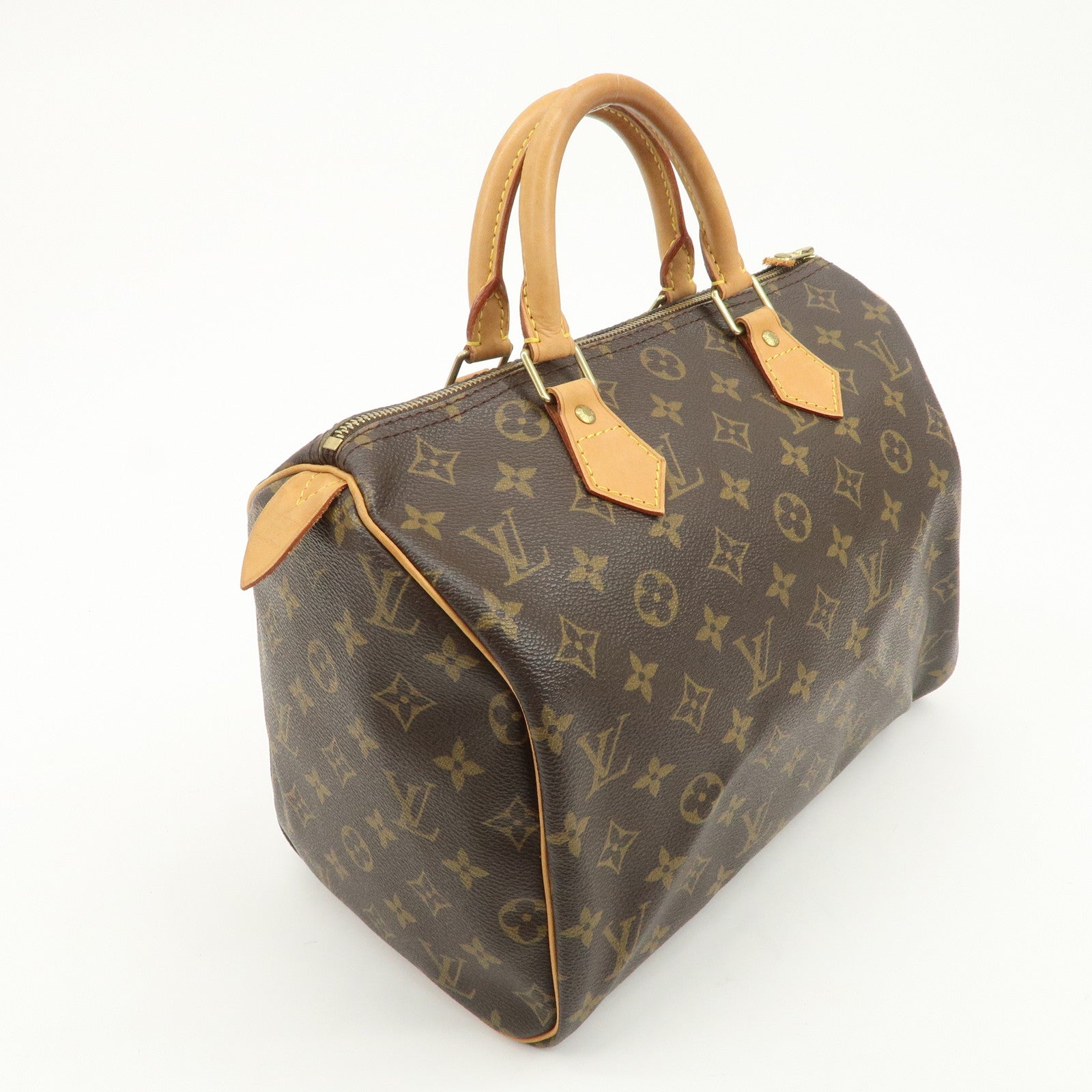 Louis Vuitton Monogram Speedy 30 Boston Bag Hand Bag Brown M41526