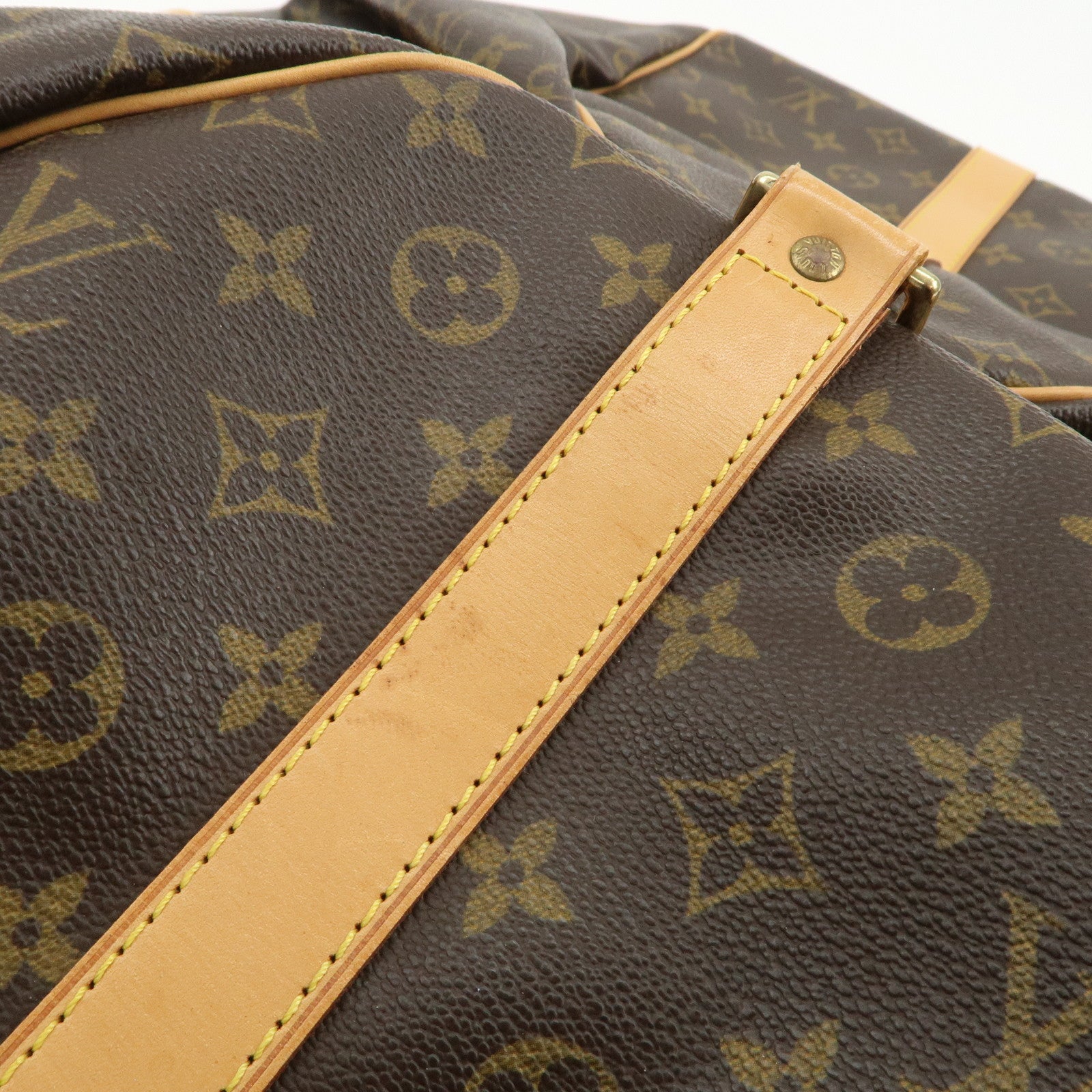 Louis Vuitton Monogram Keep All Bandouliere 55 Boston Bag M41414