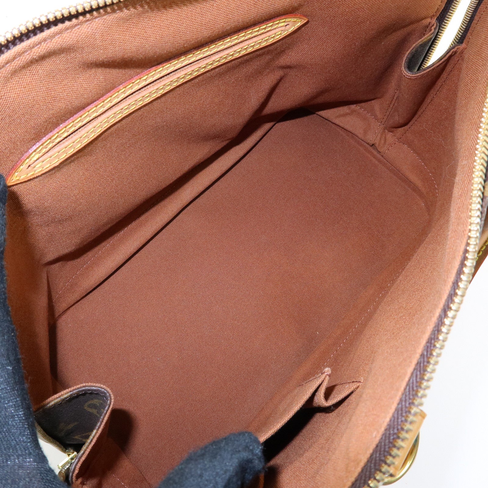 Louis Vuitton Monogram Alma Hand Bag Brown M51130