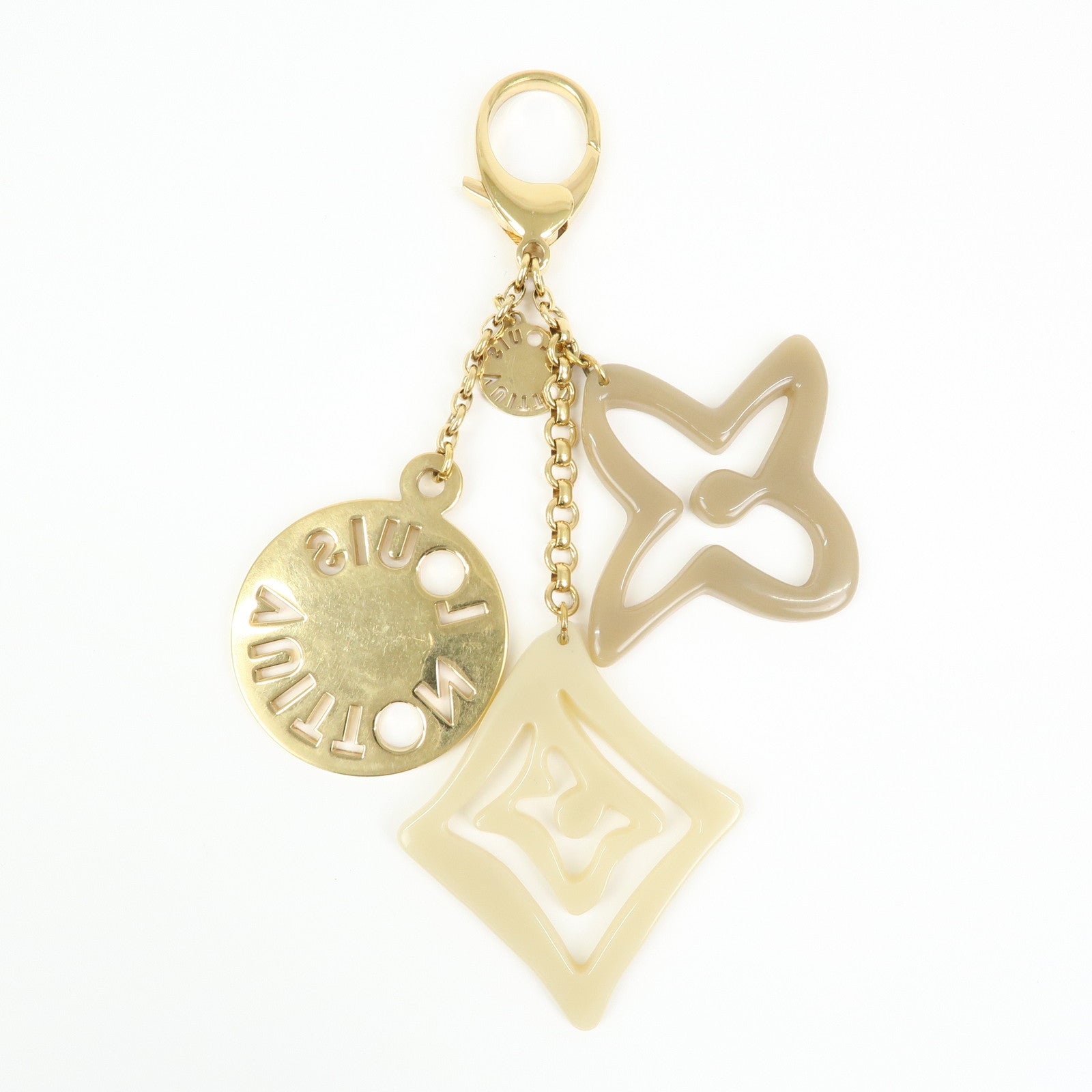 Louis Vuitton Cruise Line Plastic Metal Bag Charm Key Charm M65648