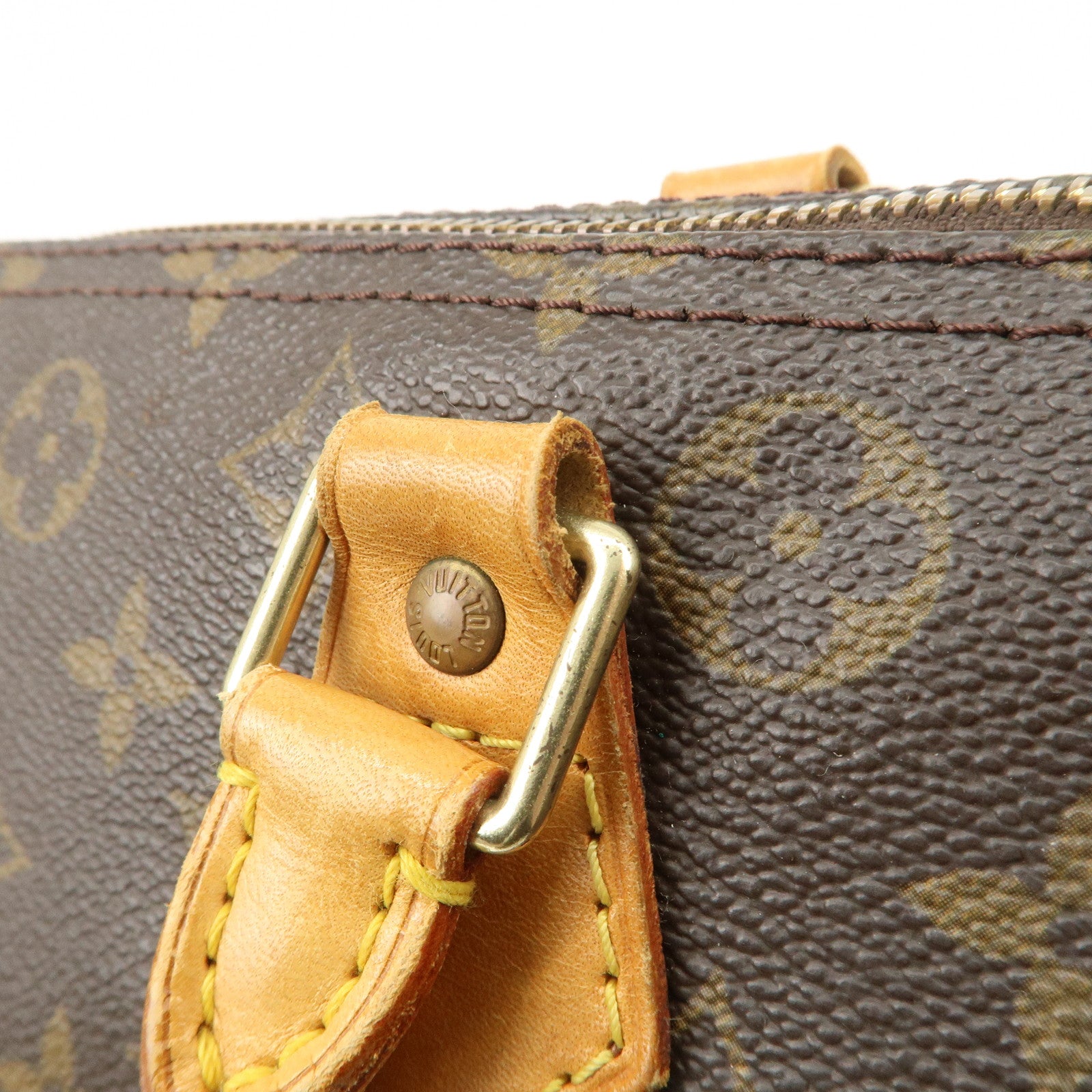 Louis Vuitton Monogram Speedy 30 Boston Bag Hand Bag Brown M41526 Used