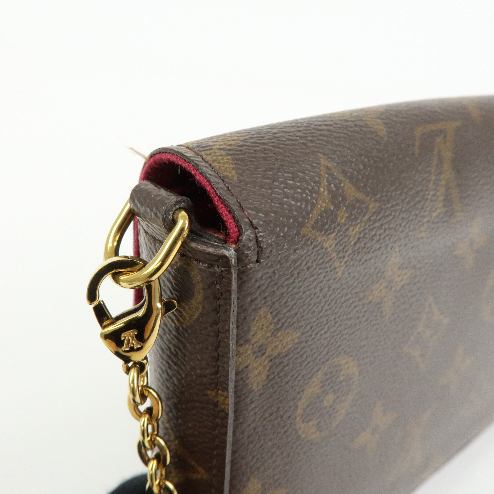 Louis Vuitton Monogram Pochette Felicie Shoulder Bag Brown M61276