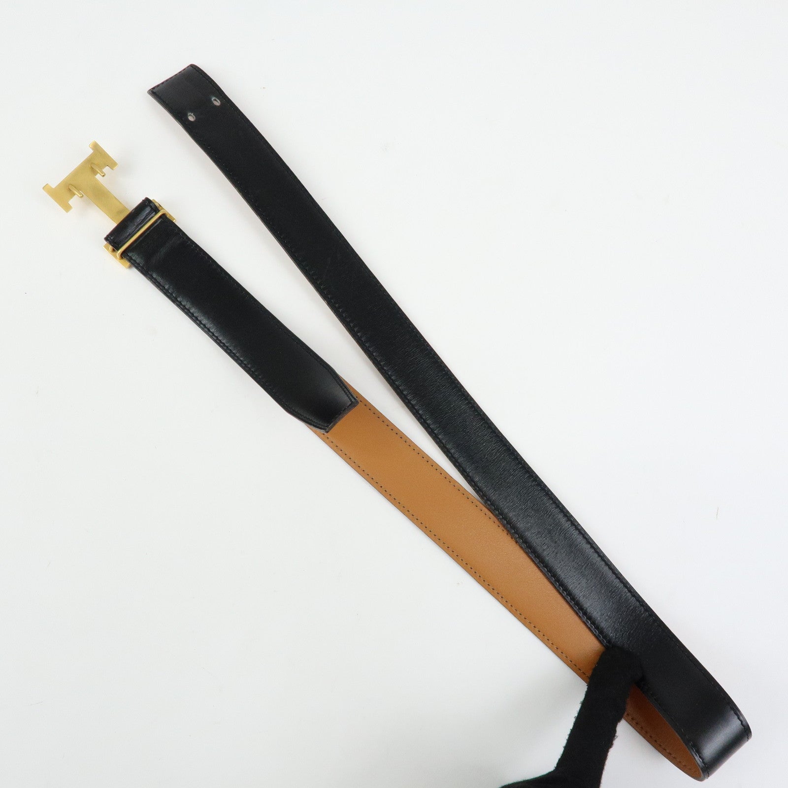 HERMES H Buckle Reversible Constance Belt