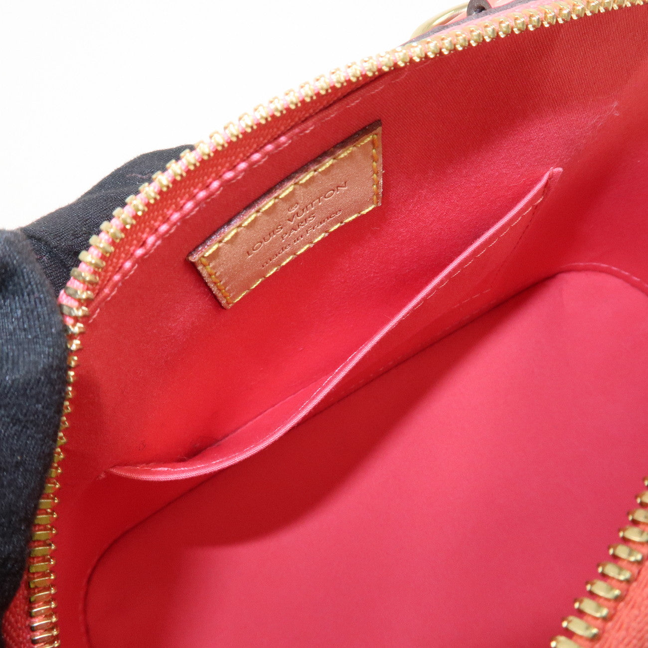 Louis Vuitton Monogram Vernis Alma BB 2Way Bag Rose Rich M90259 Used