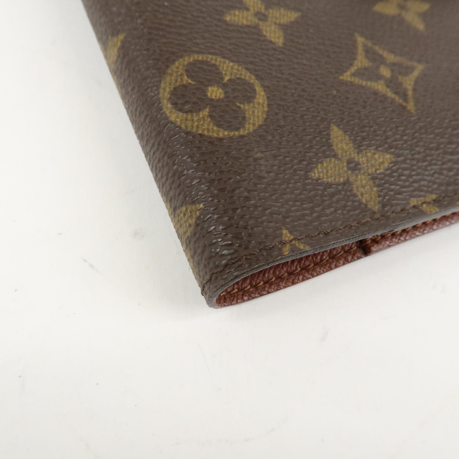 Louis Vuitton Monogram Agenda PM Planner Cover Brown SP0052 Used