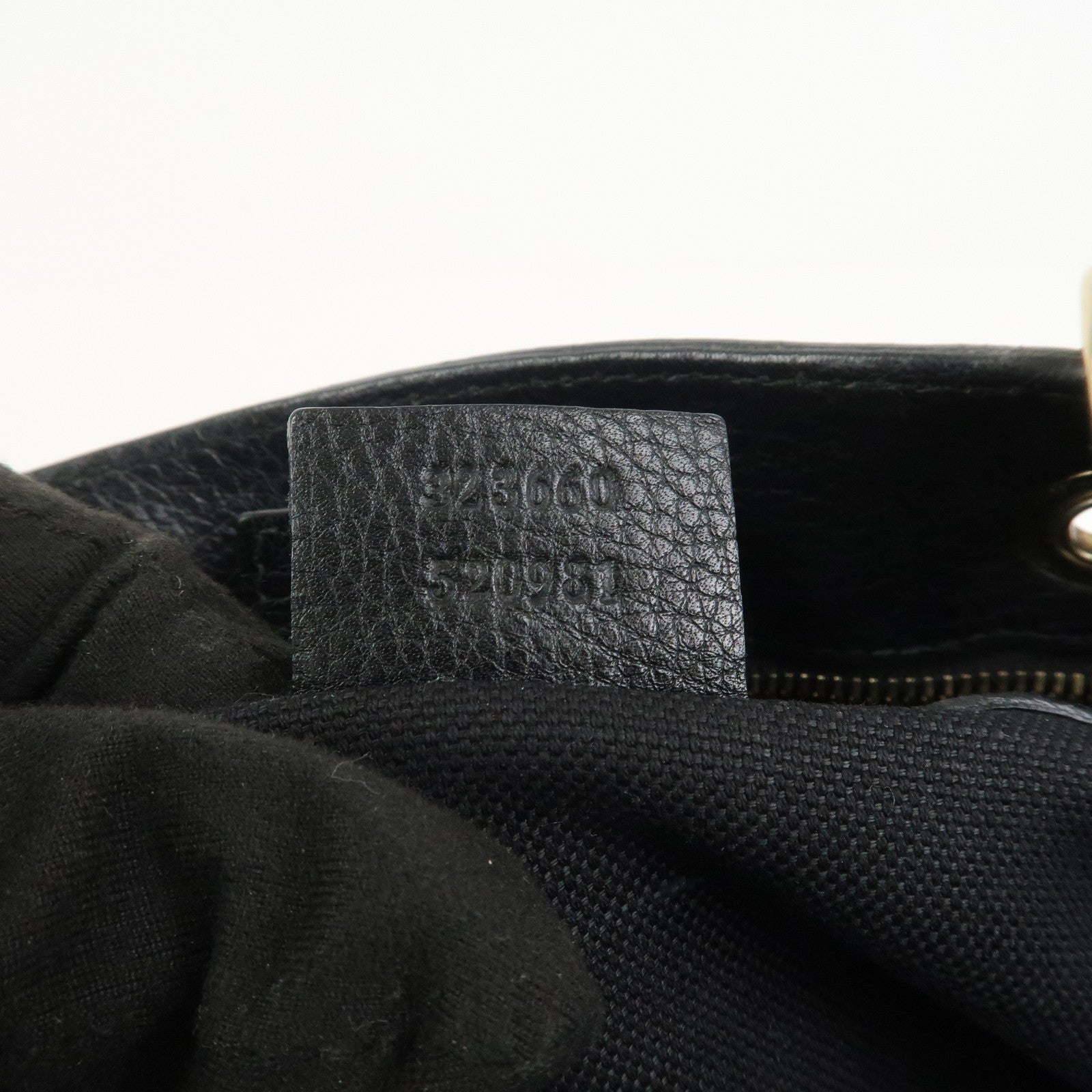 GUCCI Bamboo Shopper Medium 2Way Bag Shoulder Bag Black 323660