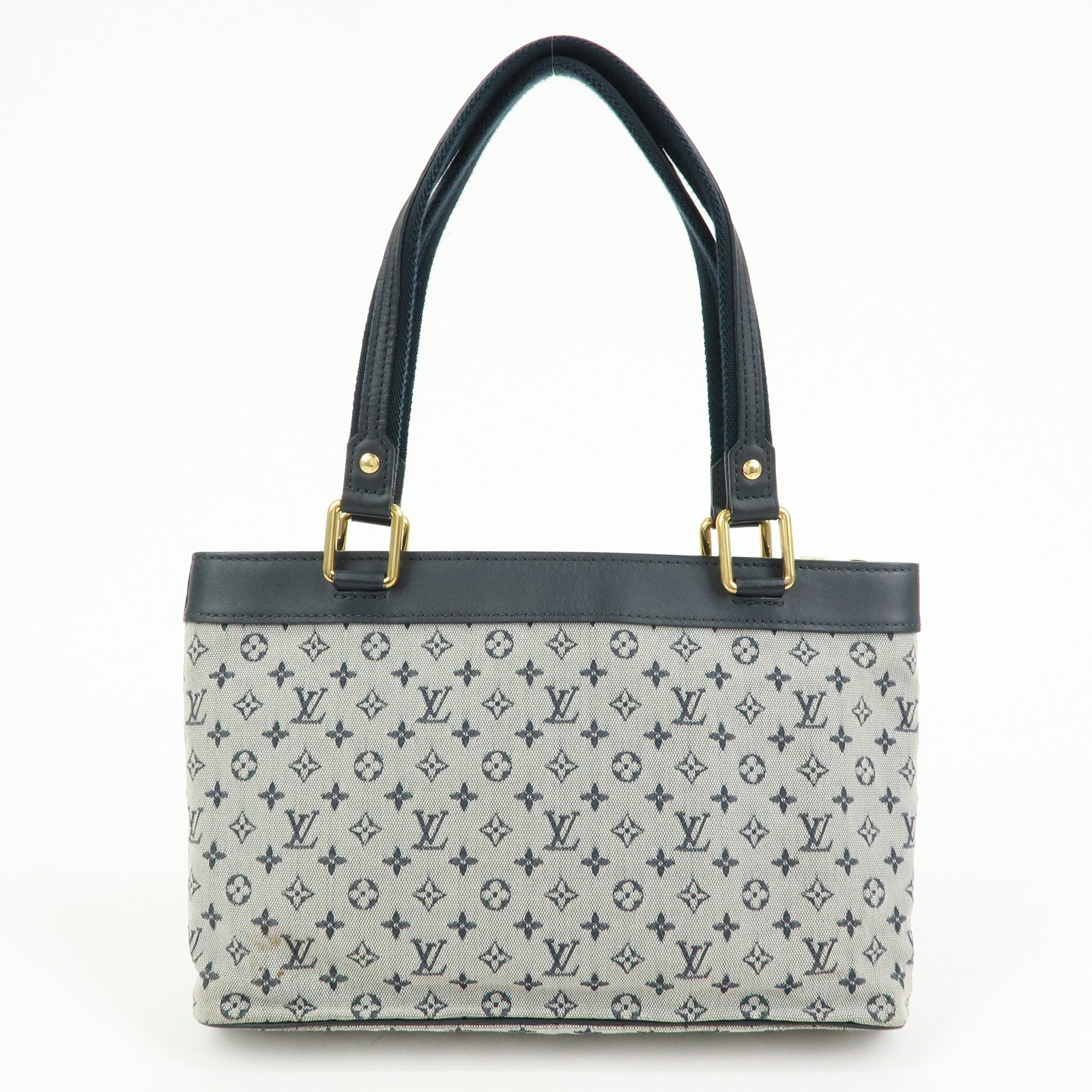 Louis Vuitton Monogram Mini Lin Lucille PM Hand Bag Blue M92676