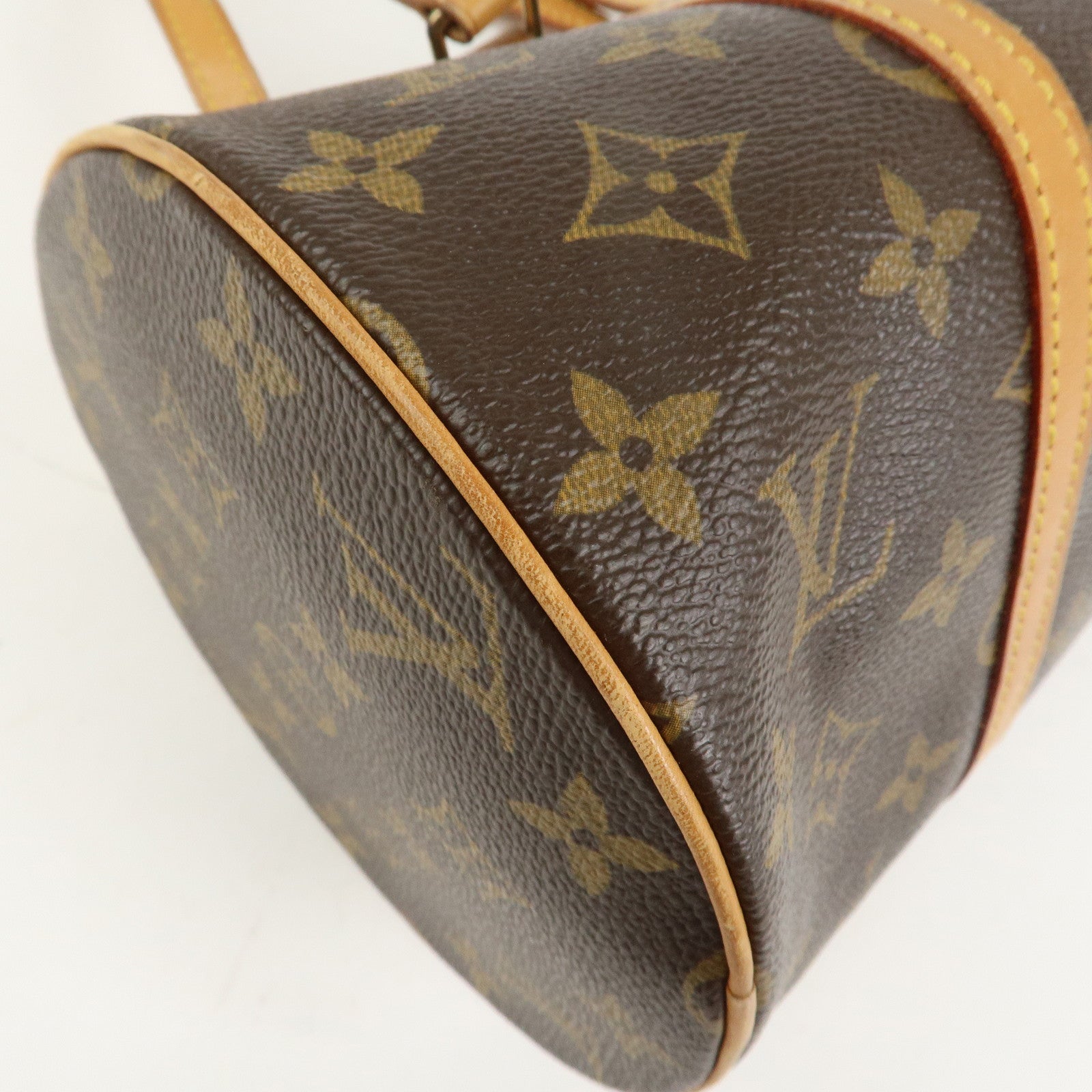 Louis Vuitton Monogram Papillon 30 Hand Bag New Style Brown M51385