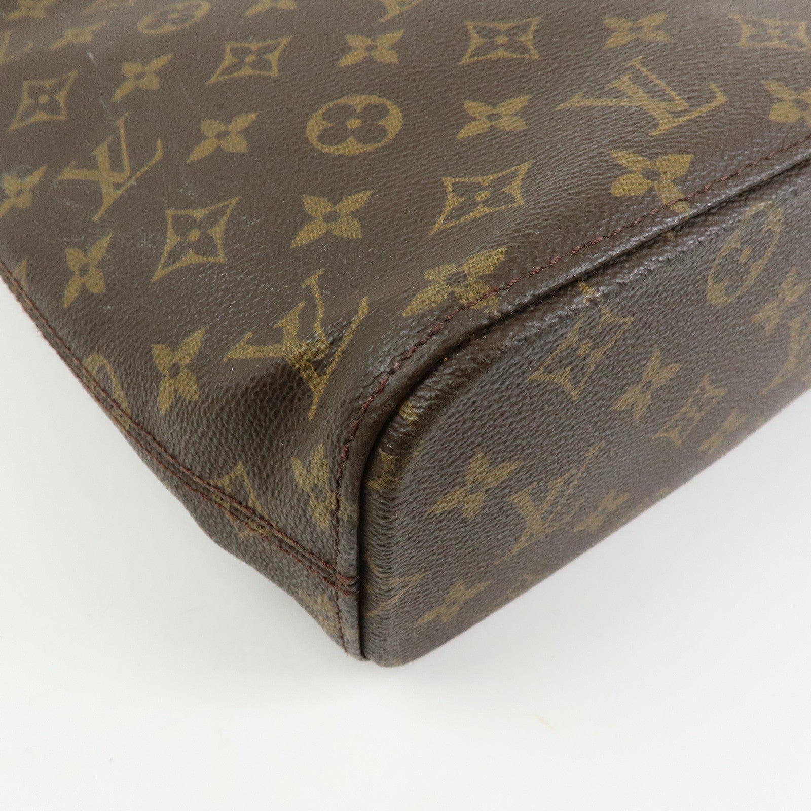 Louis Vuitton Monogram Luco Tote Bag Shoulder Bag Brown M51155