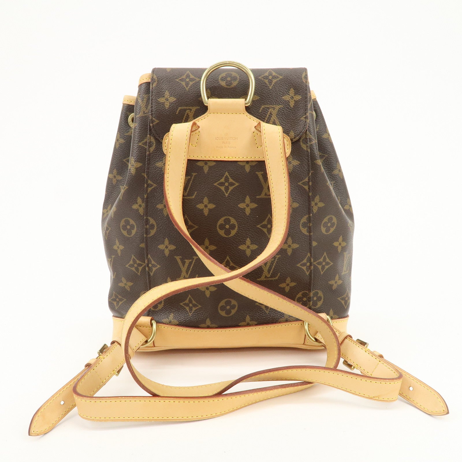 Louis Vuitton Monogram Canvas Montsouris MM Backpack Brown M51136