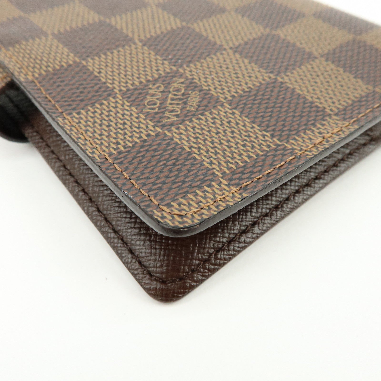 Louis Vuitton Damier Agenda PM Planner Cover Brown R20700