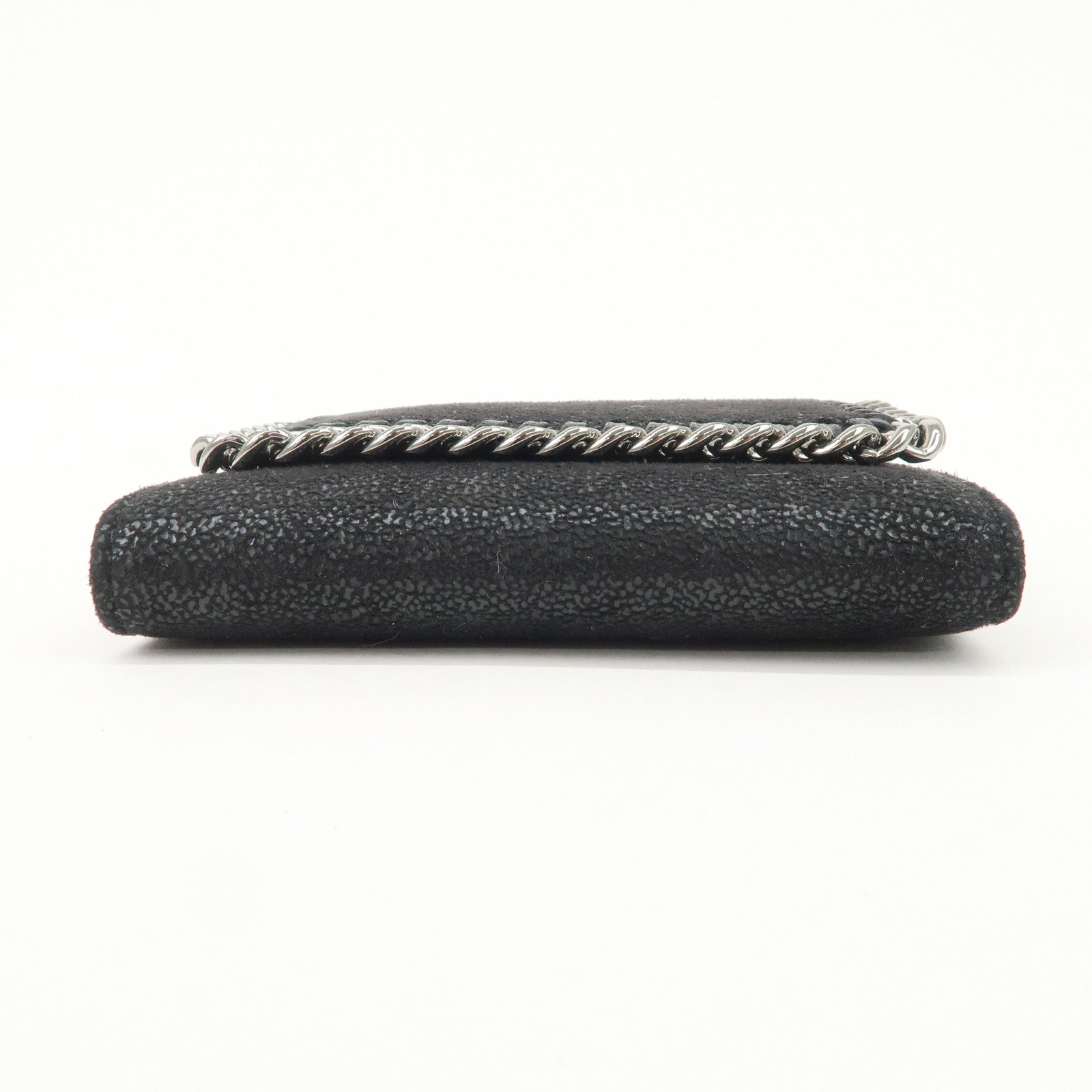 STELLA MCCARTNEY Falabella Small Flap Wallet Black