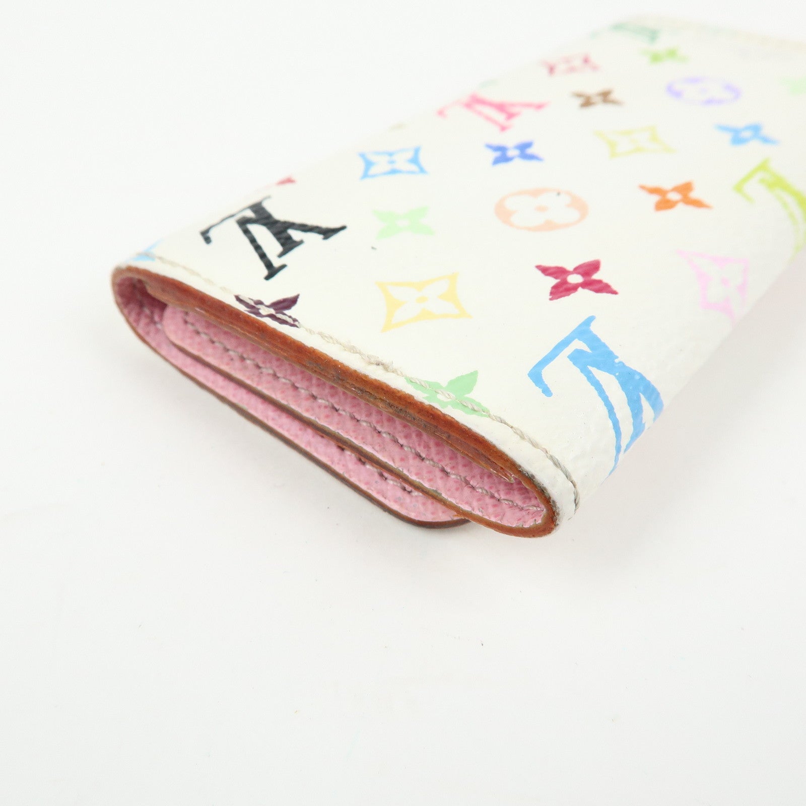 Louis Vuitton Monogram Multicolor Multicles 4 Key Case Blanc M93731