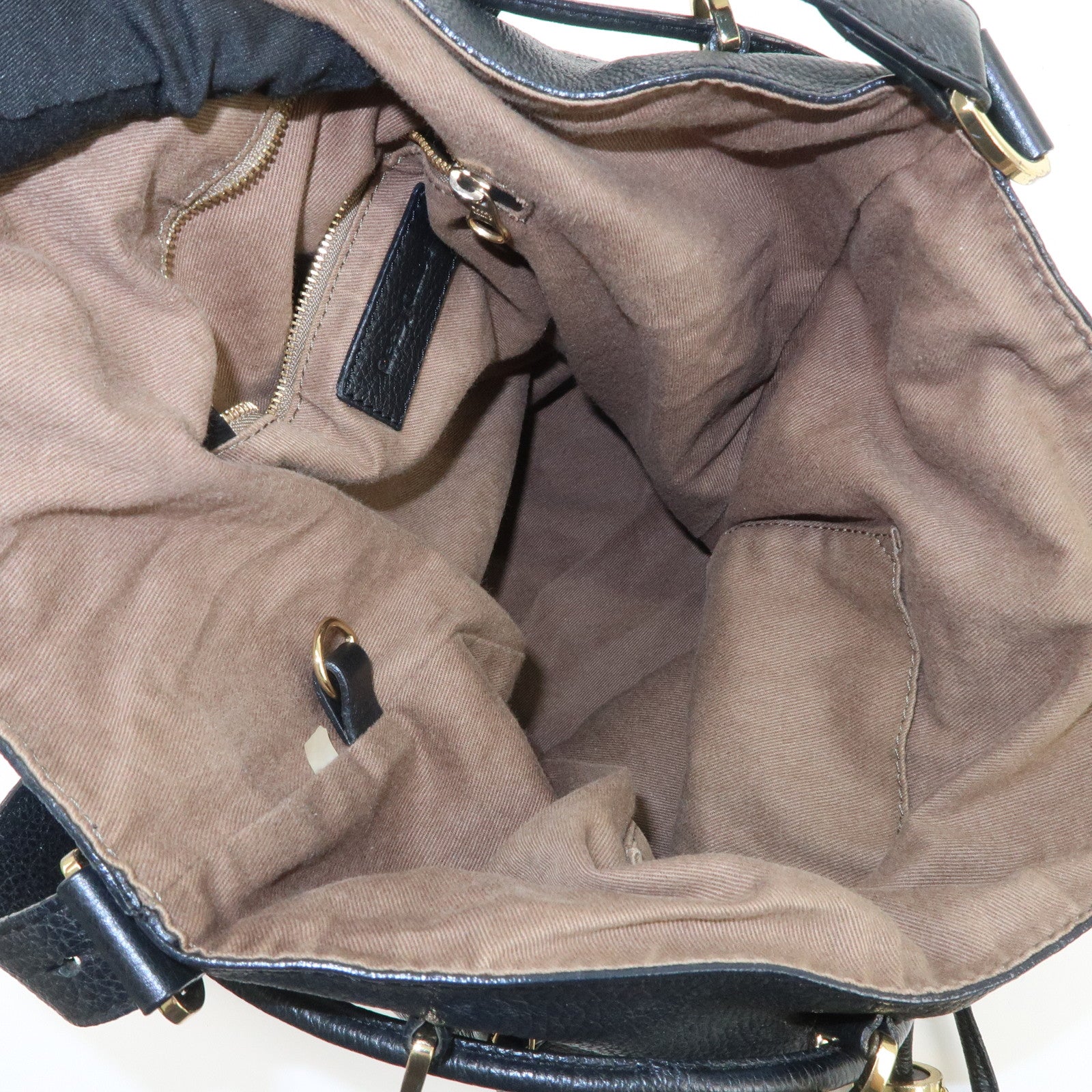 Chloe Vicki Leather Shoulder Bag Hand Bag Black