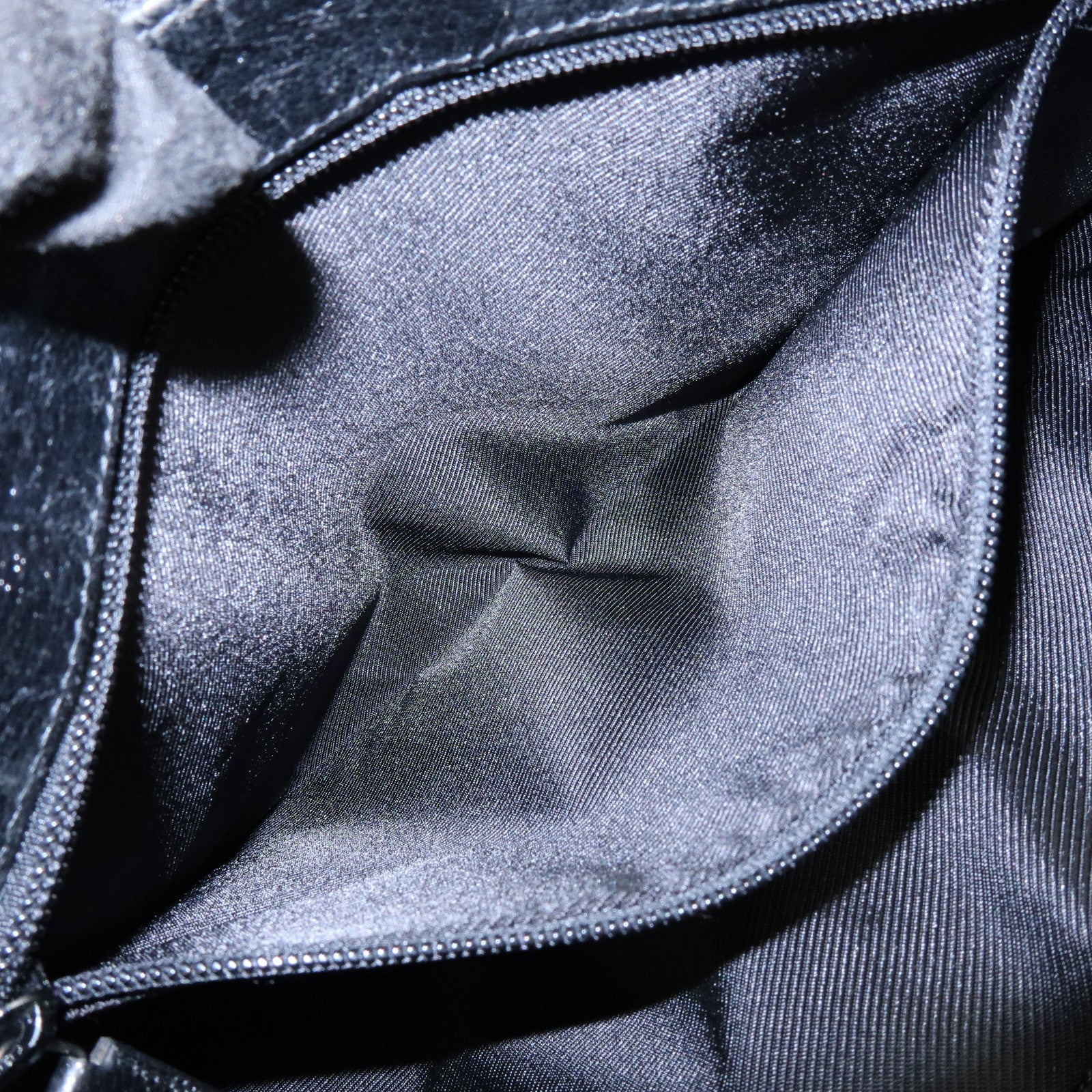 GUCCI GG Canvas Leather Shoulder Bag Messenger Bag Black 110054