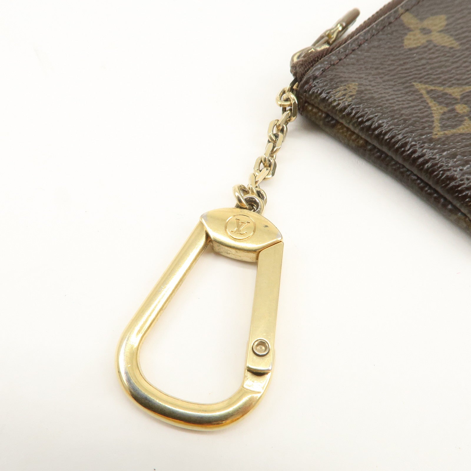 Louis Vuitton Monogram Pochette Cles Coin Case Key Case M62650