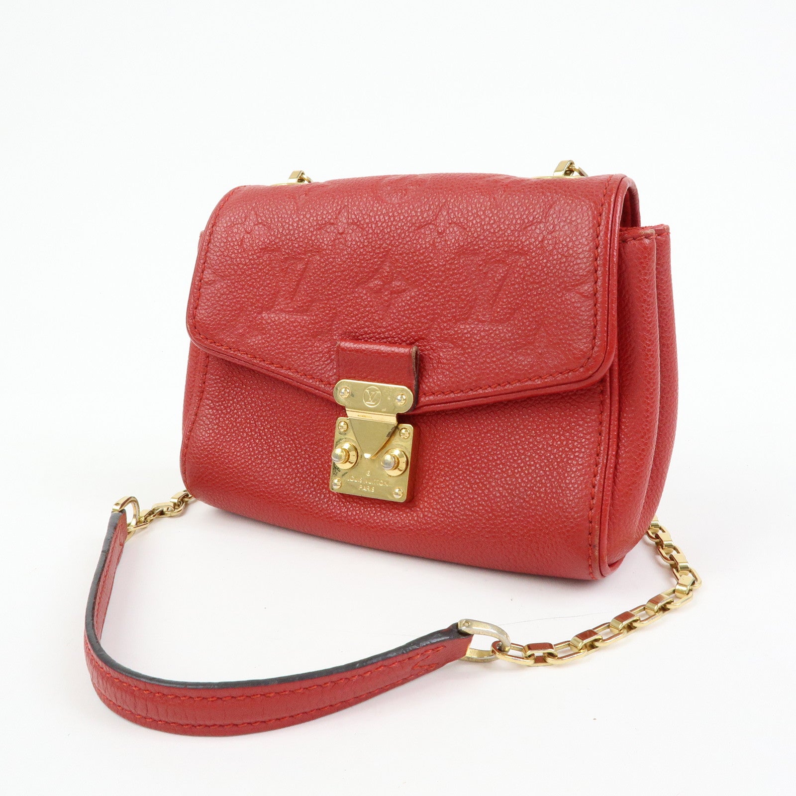 Louis Vuitton Monogram Empreinte Saint Germain BB Cerise M94553
