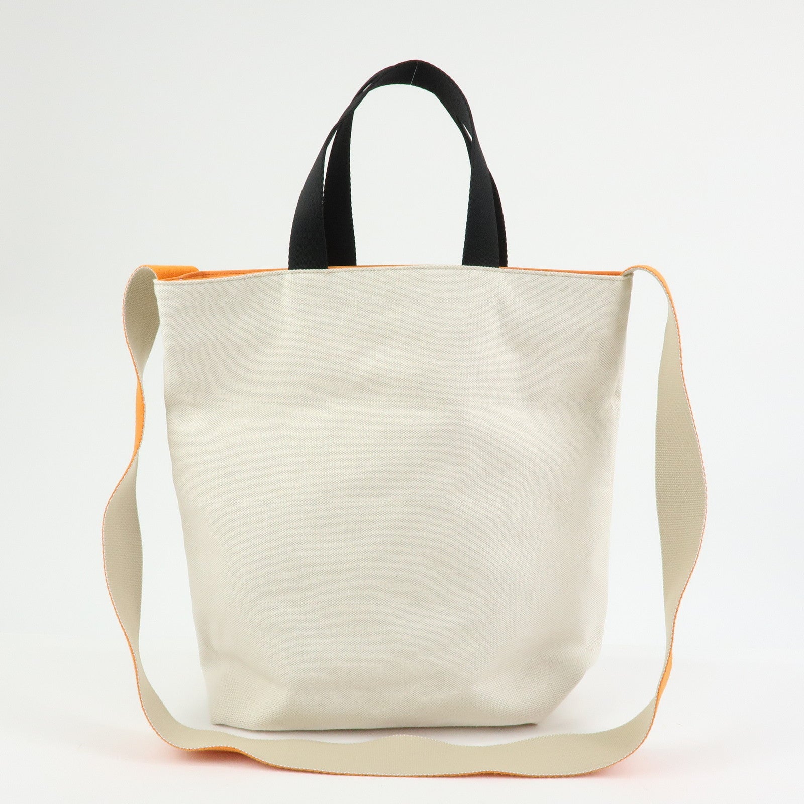 STELLA MCCARTNEY Canvas 2Way Bag Tote Bag Shoulder Bag Natural
