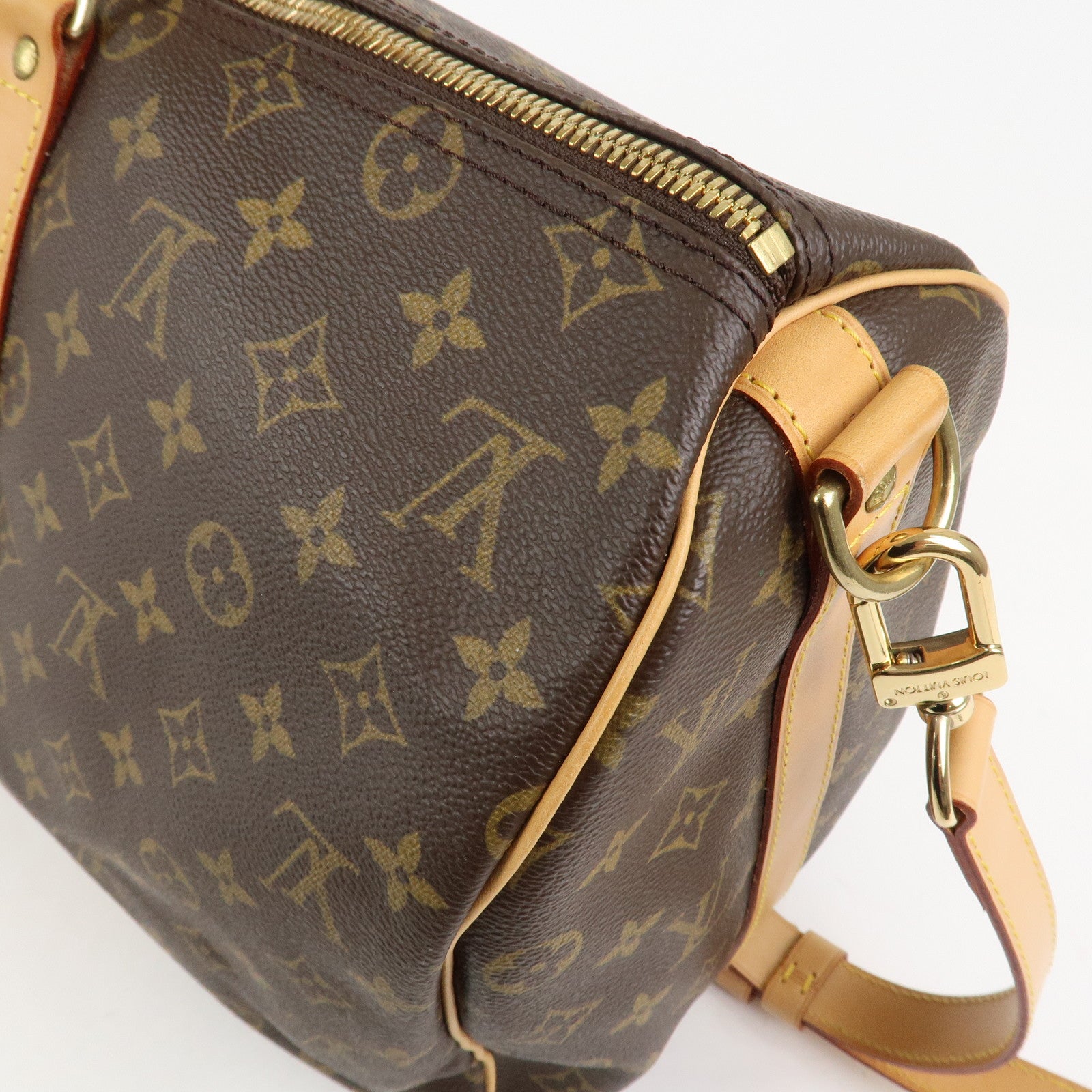 Louis Vuitton Monogram Keep All Bandouliere 45 Boston Bag M41418