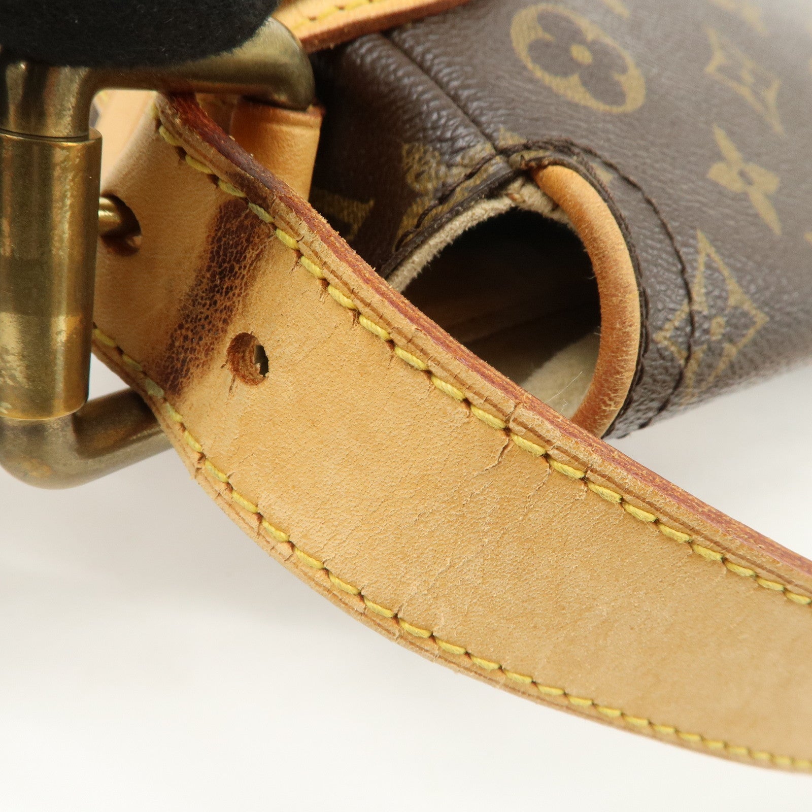 Louis Vuitton Monogram Hudson PM Shoulder Bag Brown M40047