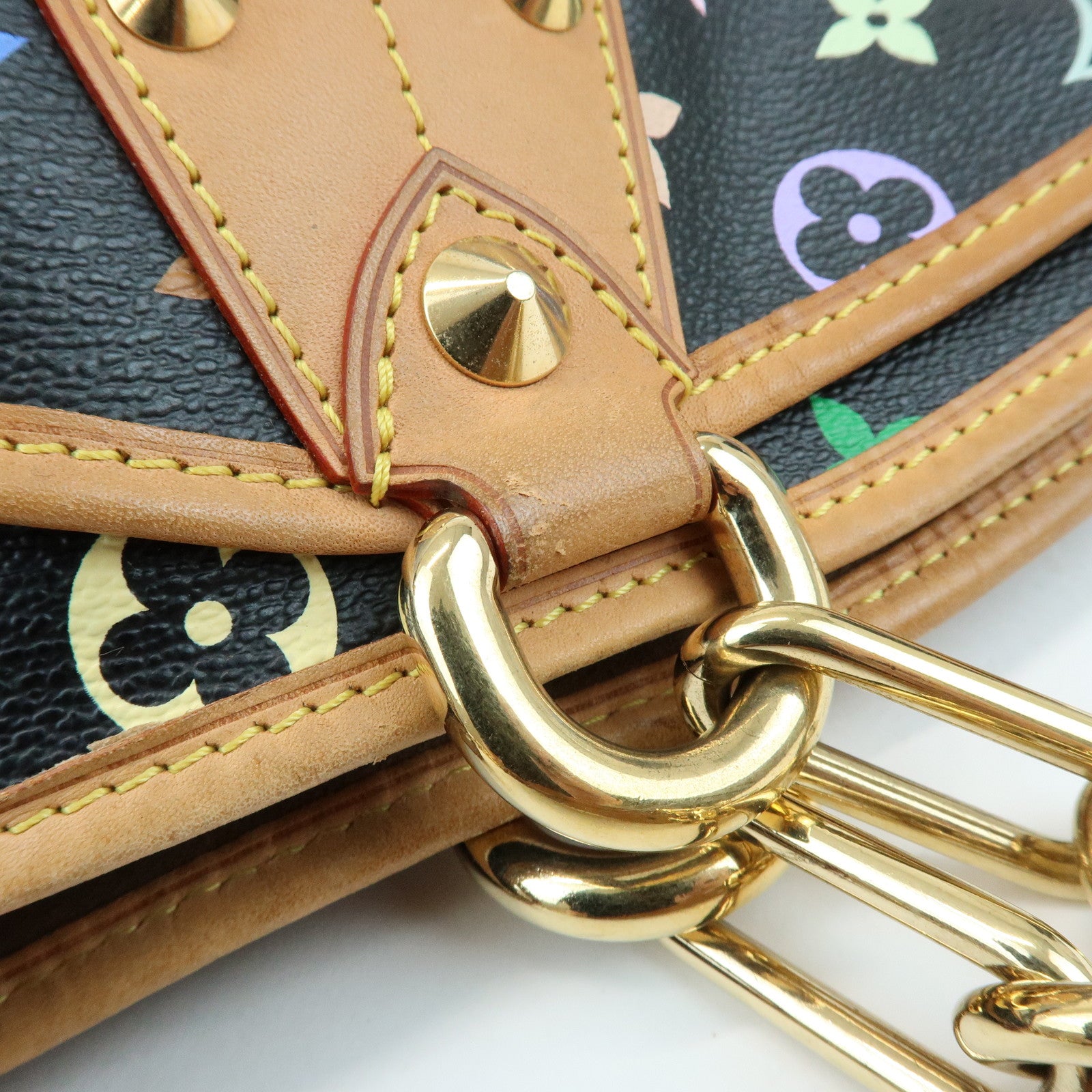Louis Vuitton Monogram Multicolor Annie MM Shoulder Bag Noir M40308