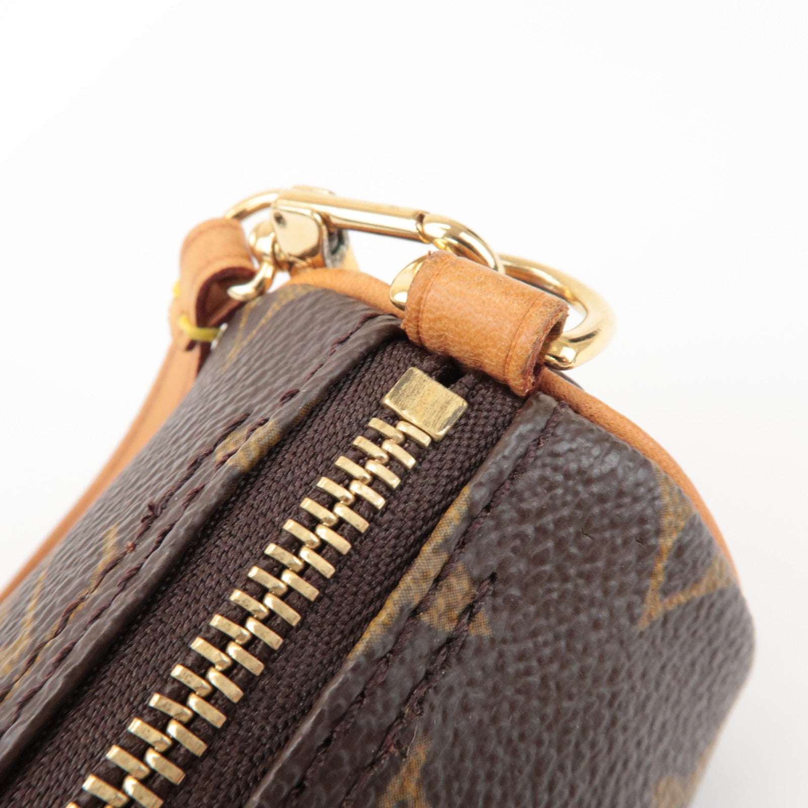 Louis Vuitton Monogram Mini Pouch for Papillon Bag Brown