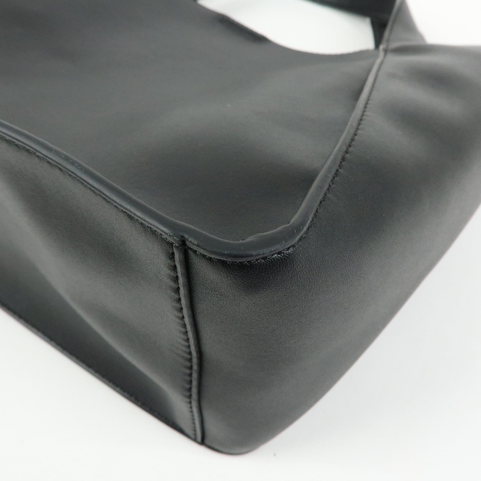 STELLA MCCARTNEY Faux Leather 2Way Bag Hand Shoulder Bag Black