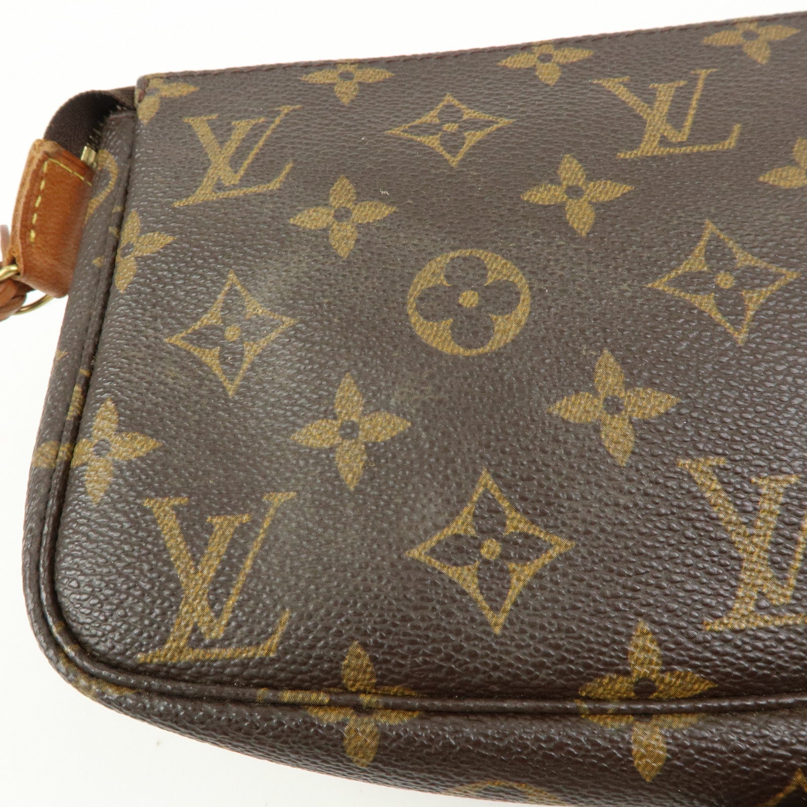 Louis Vuitton Monogram Pochette Accessoires Pouch Hand Bag M51980