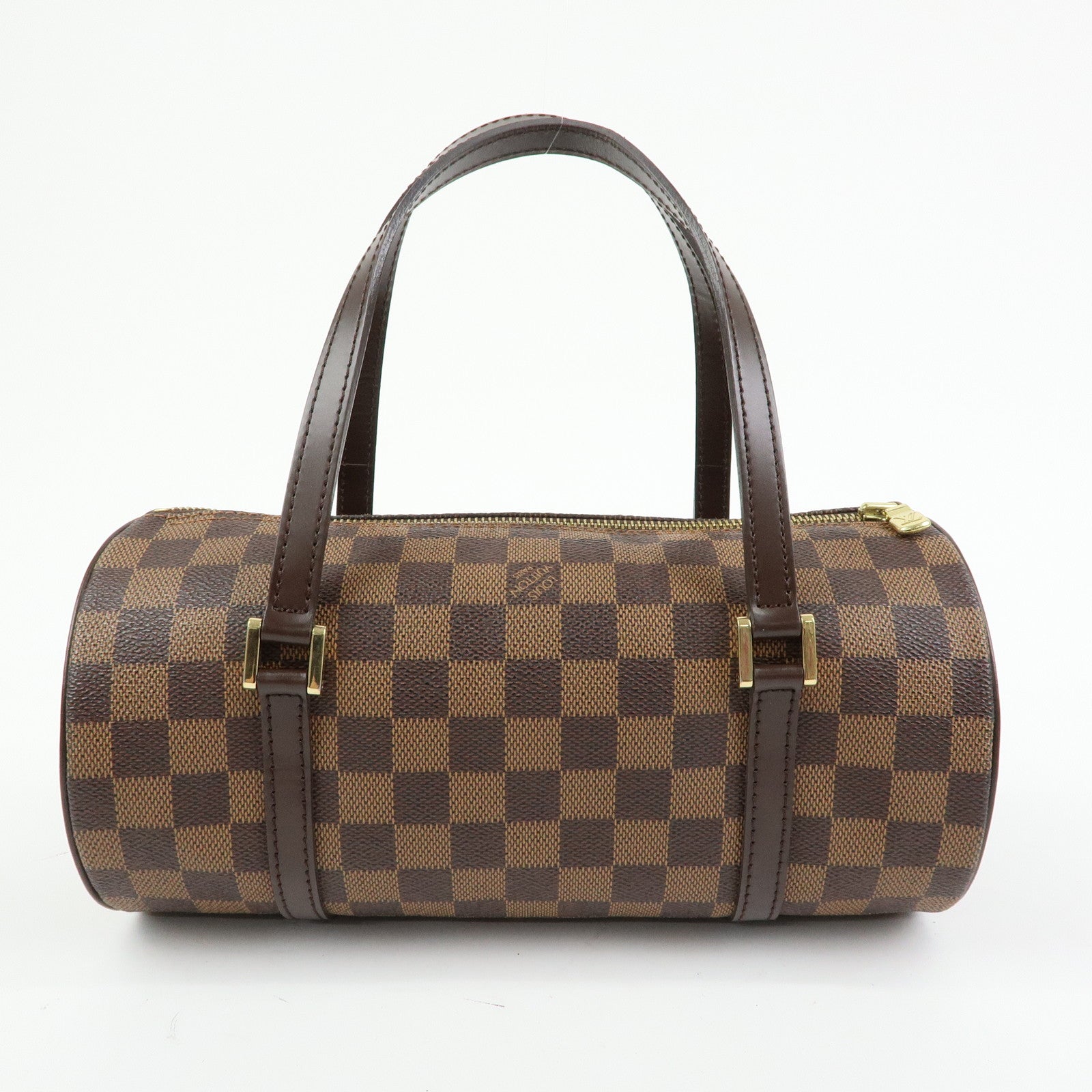 Louis Vuitton Damier Ebene Papillon 26 Hand Bag Brown N51304