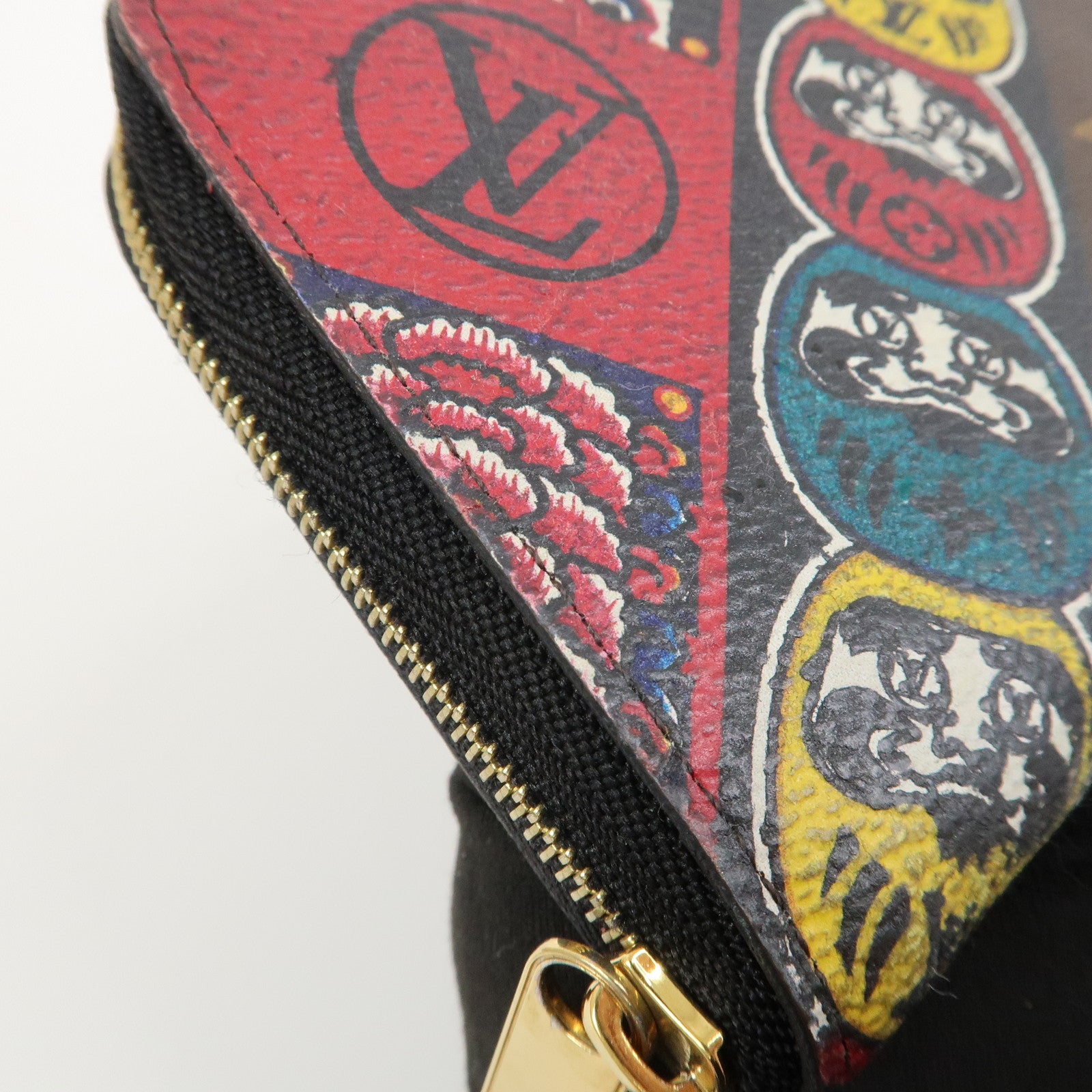 Louis Vuitton Monogram Zippy Round Coin Purse Kansai Yamamoto Brown M67250